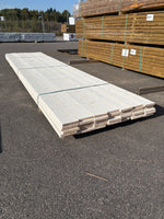 Paket Finsågad ytterpanel 22×145 mm 4,50 m – Vit Grundmålad, 42 st