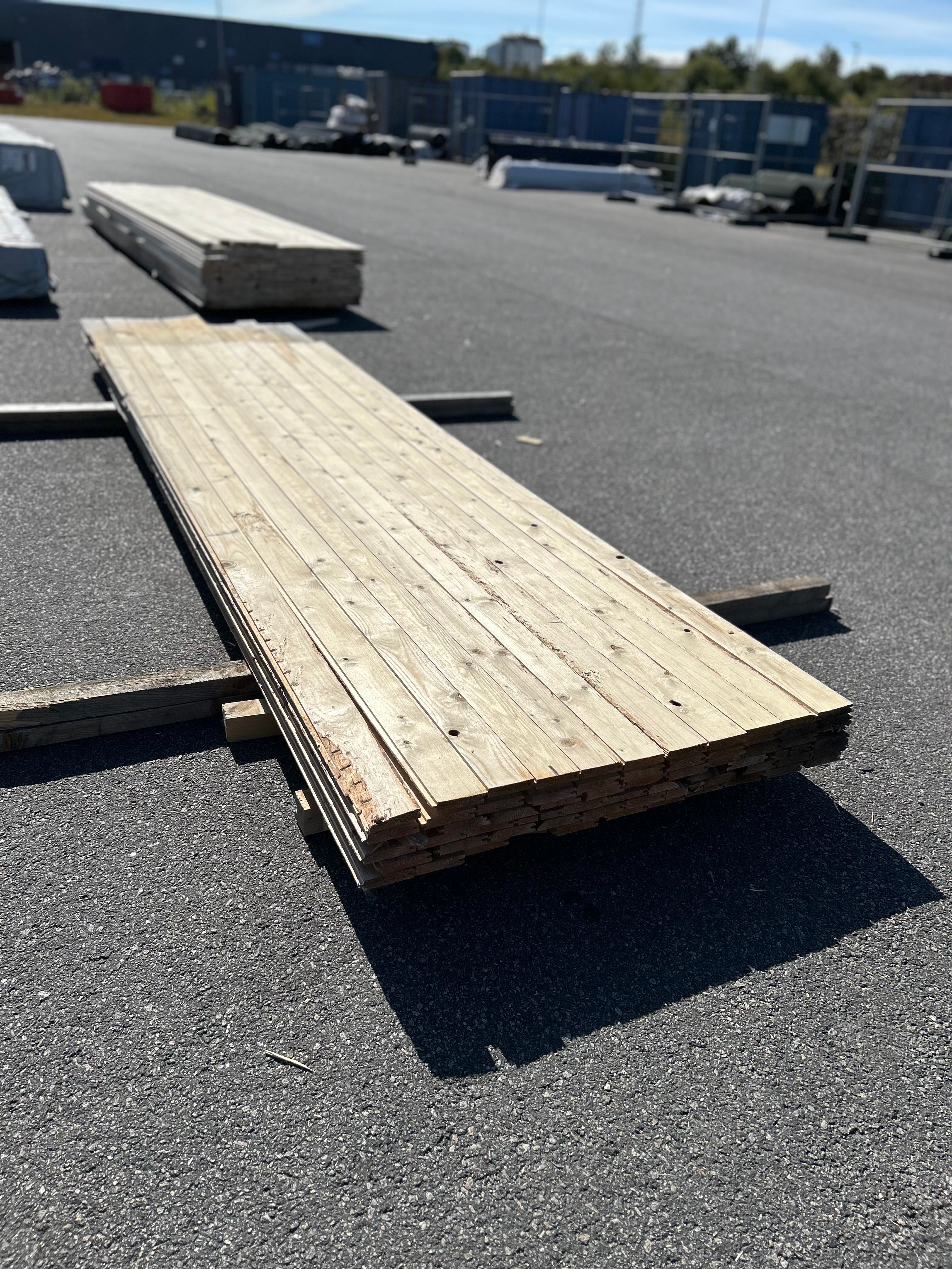 Paket Råspont 20x100mm 65st 3.60–4.20m – Andra sortering