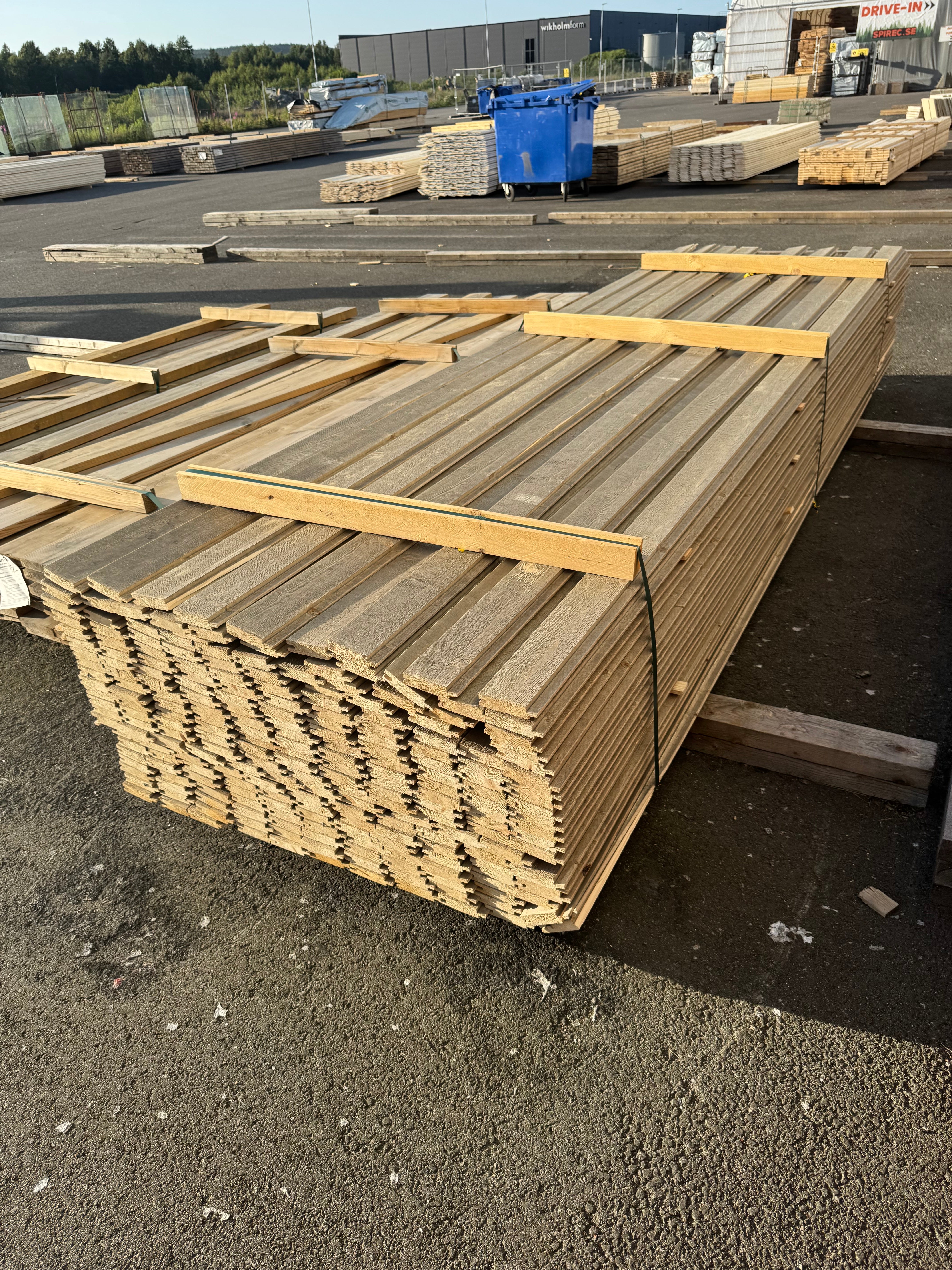 Paket Spårpanel 22x95 – 240st (3.60 m) – Lasyr