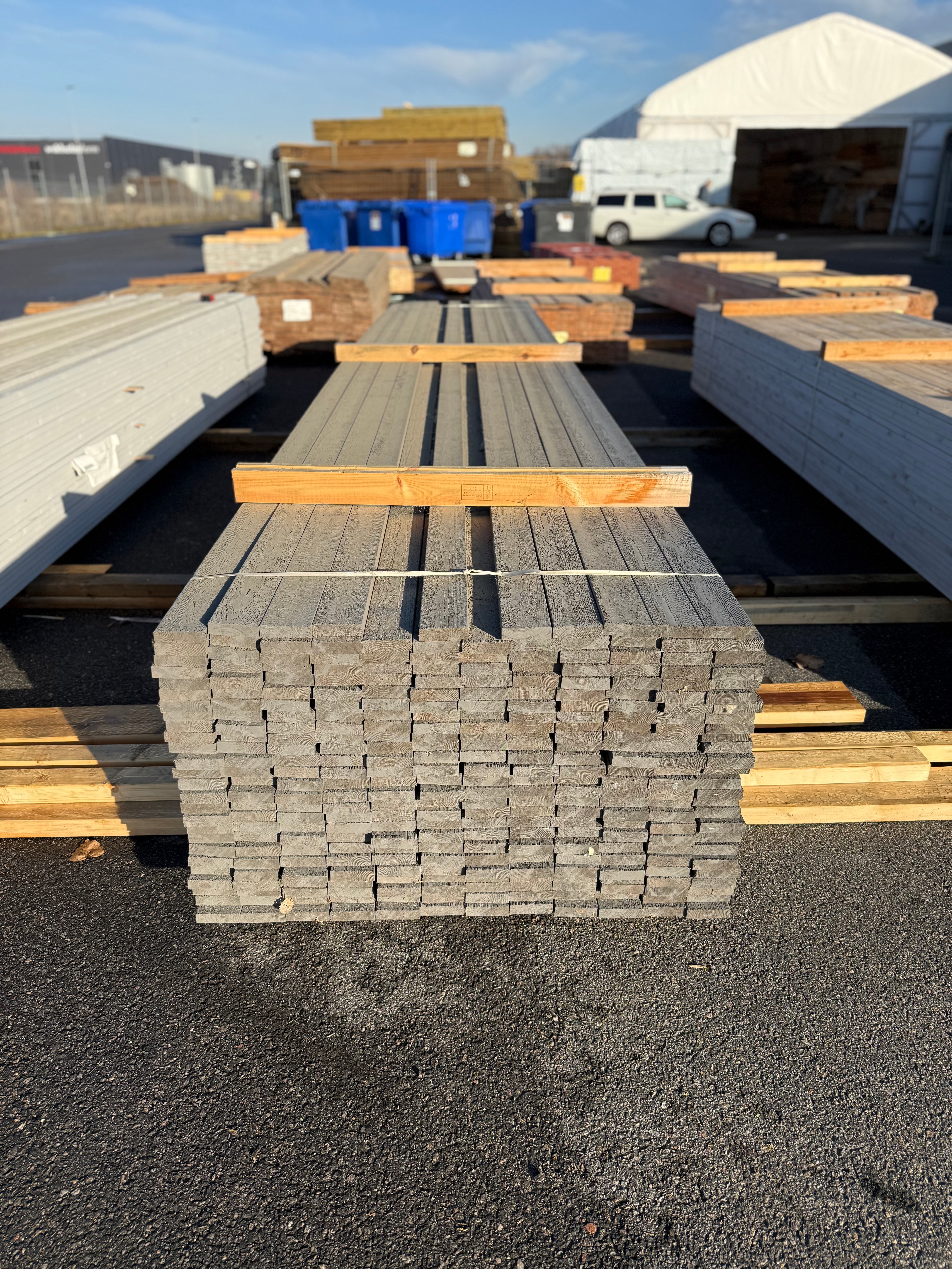 Paket Finsågad Panel 21x79mm – 310 st 5,40 m (Gran, NCS S6500-N)