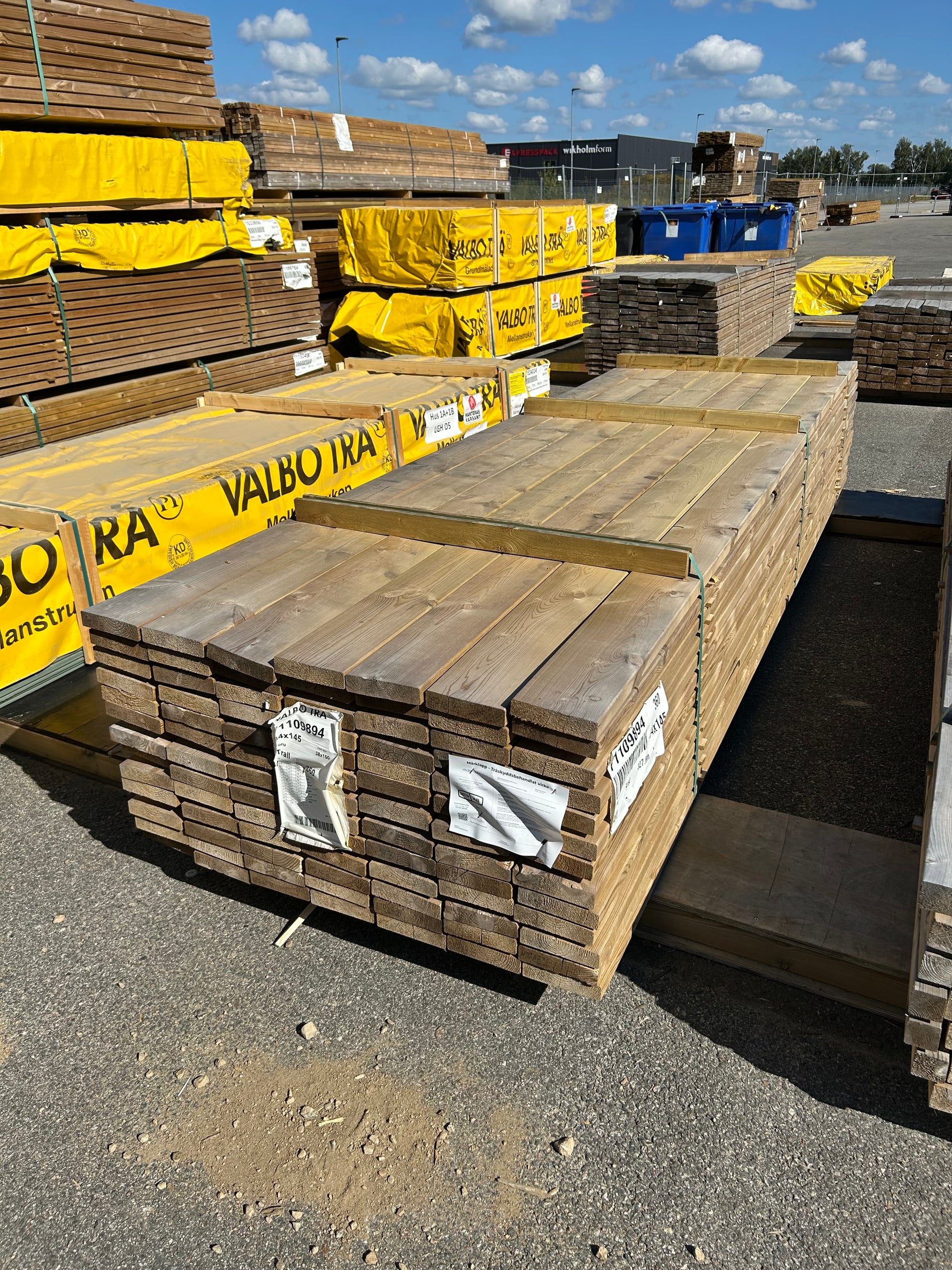 Parti Tryckimpregnerad Trall 34x145mm 3,60m 91st Furu NTR AB