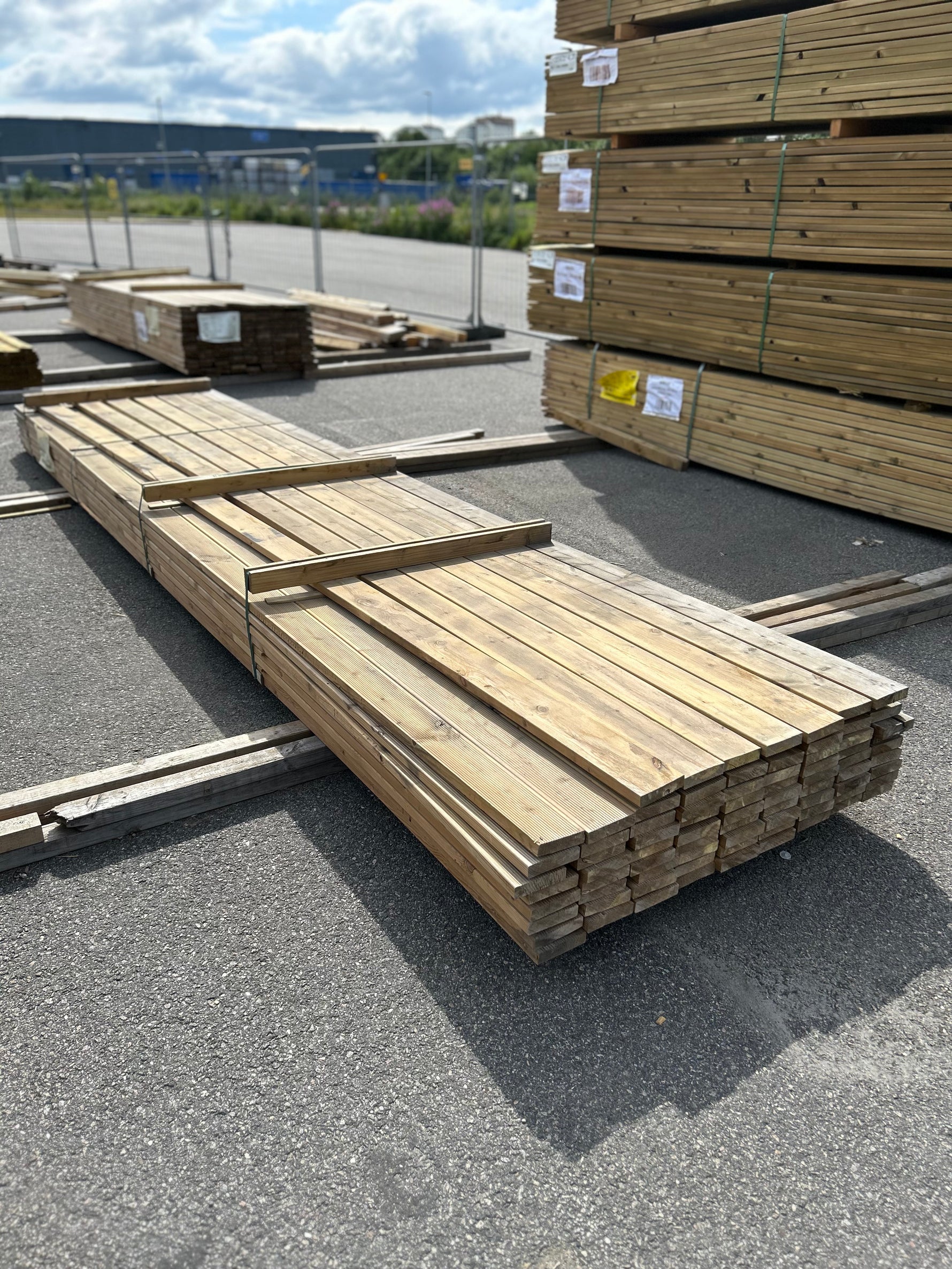 Paket Tryckimpregnerad Rillad Trall 28x120mm 5,10m 78st