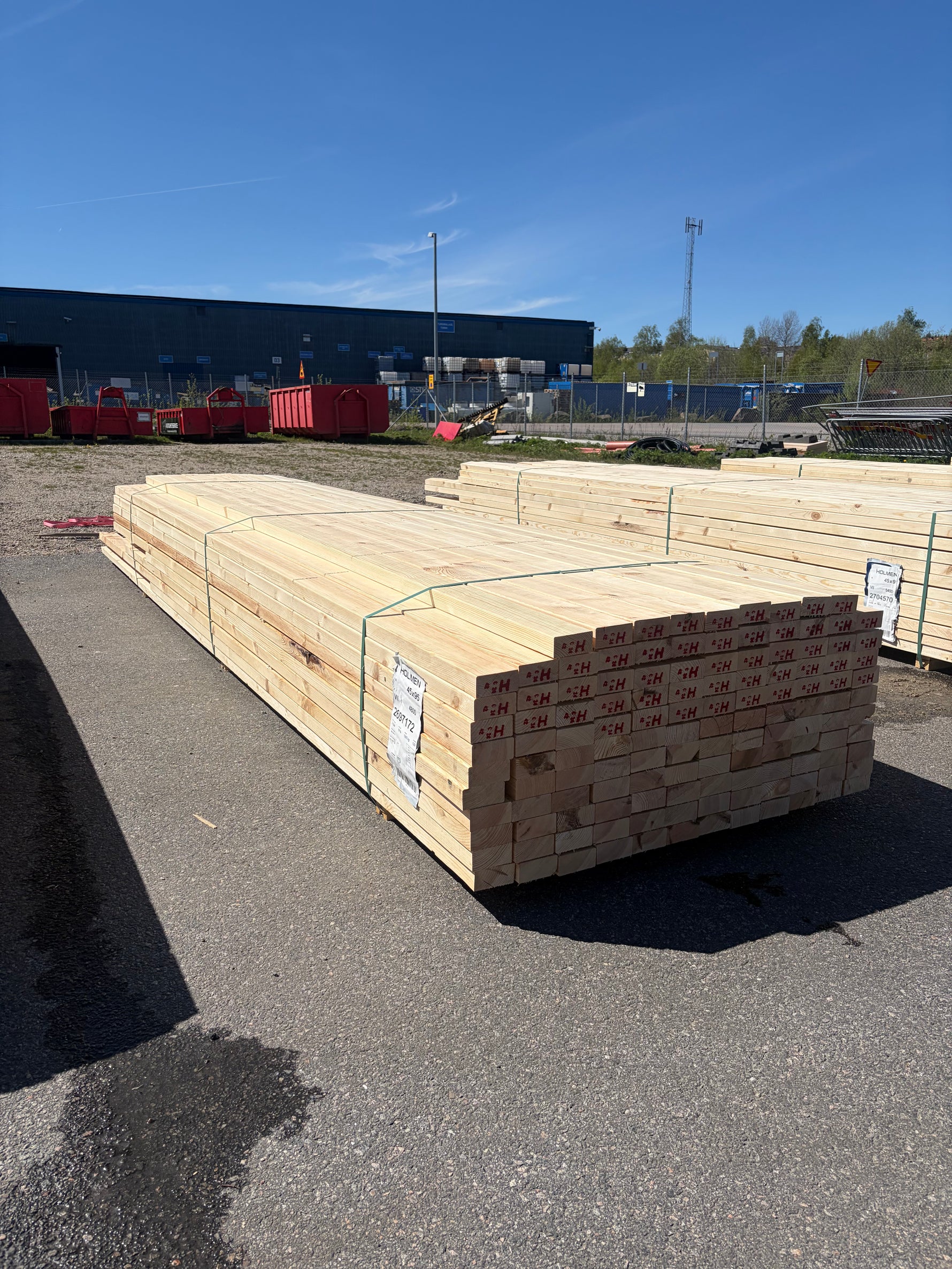 Paket Reglar 45x95mm, Furu - 129st (2.7–4.8m)