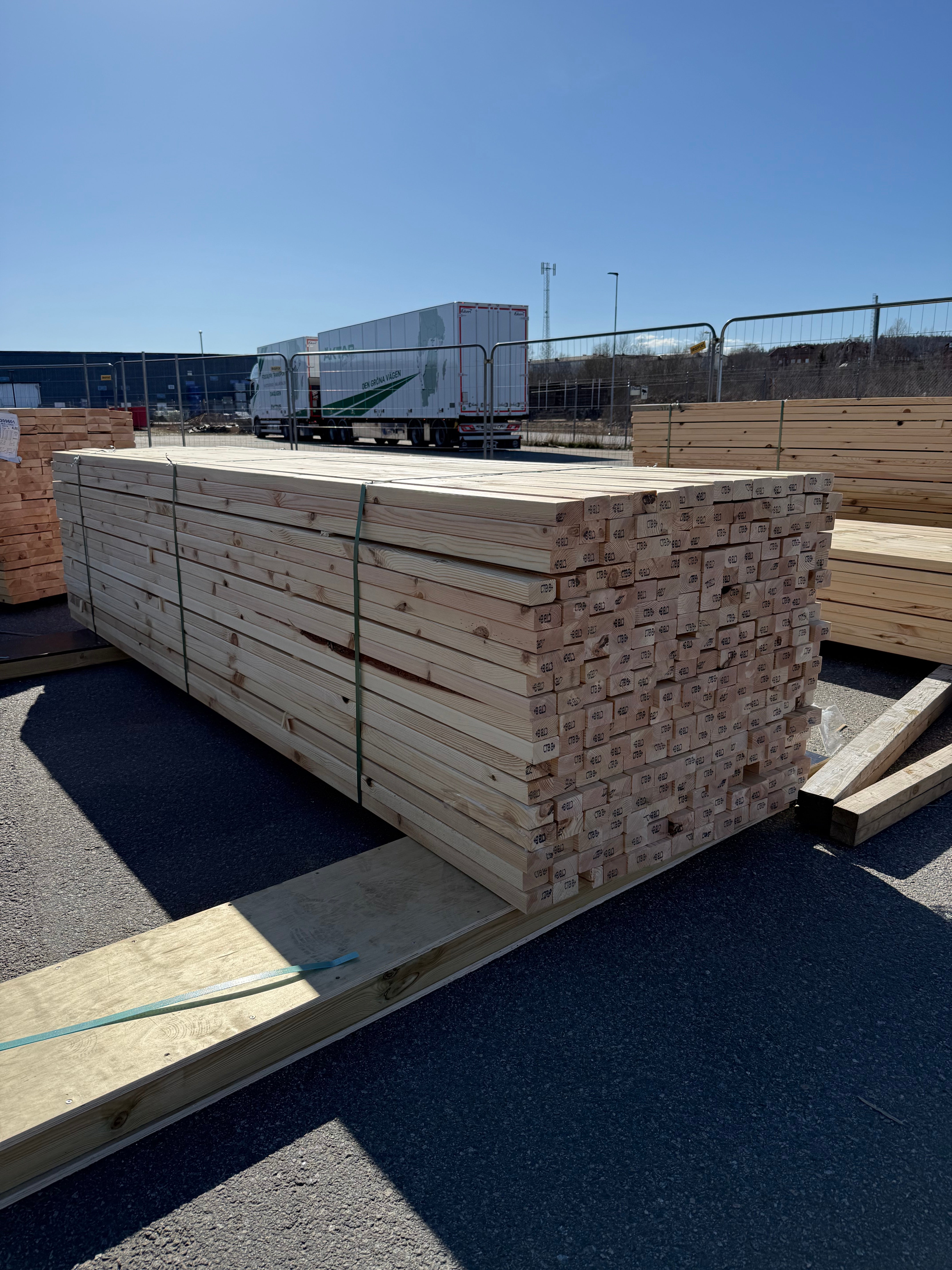 Paket Reglar 45x70 mm – 252 st (3,60 m, furu)