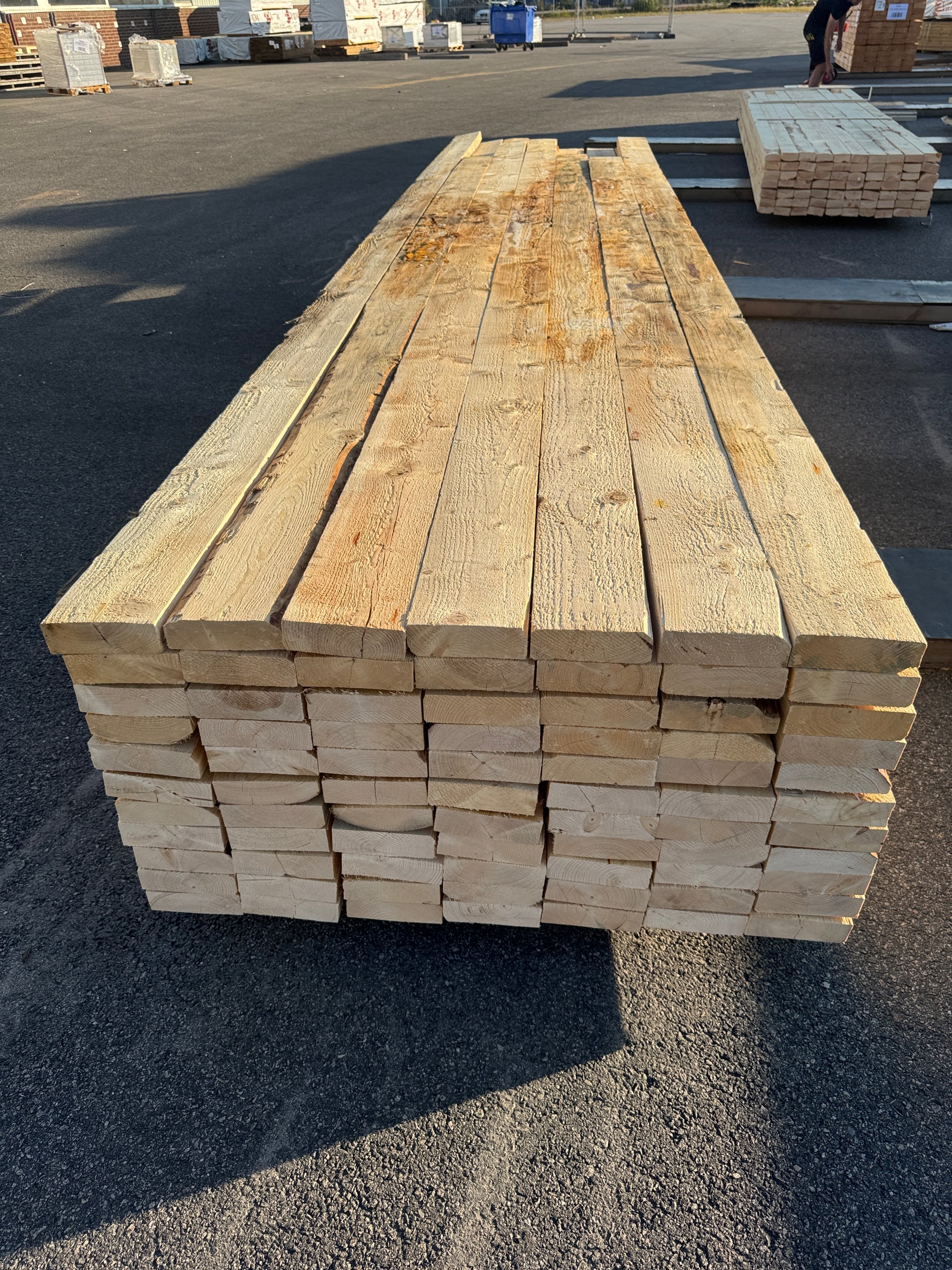 Paket Ohyvlade Reglar 50x150mm 4,00-5,40m 77st Gran