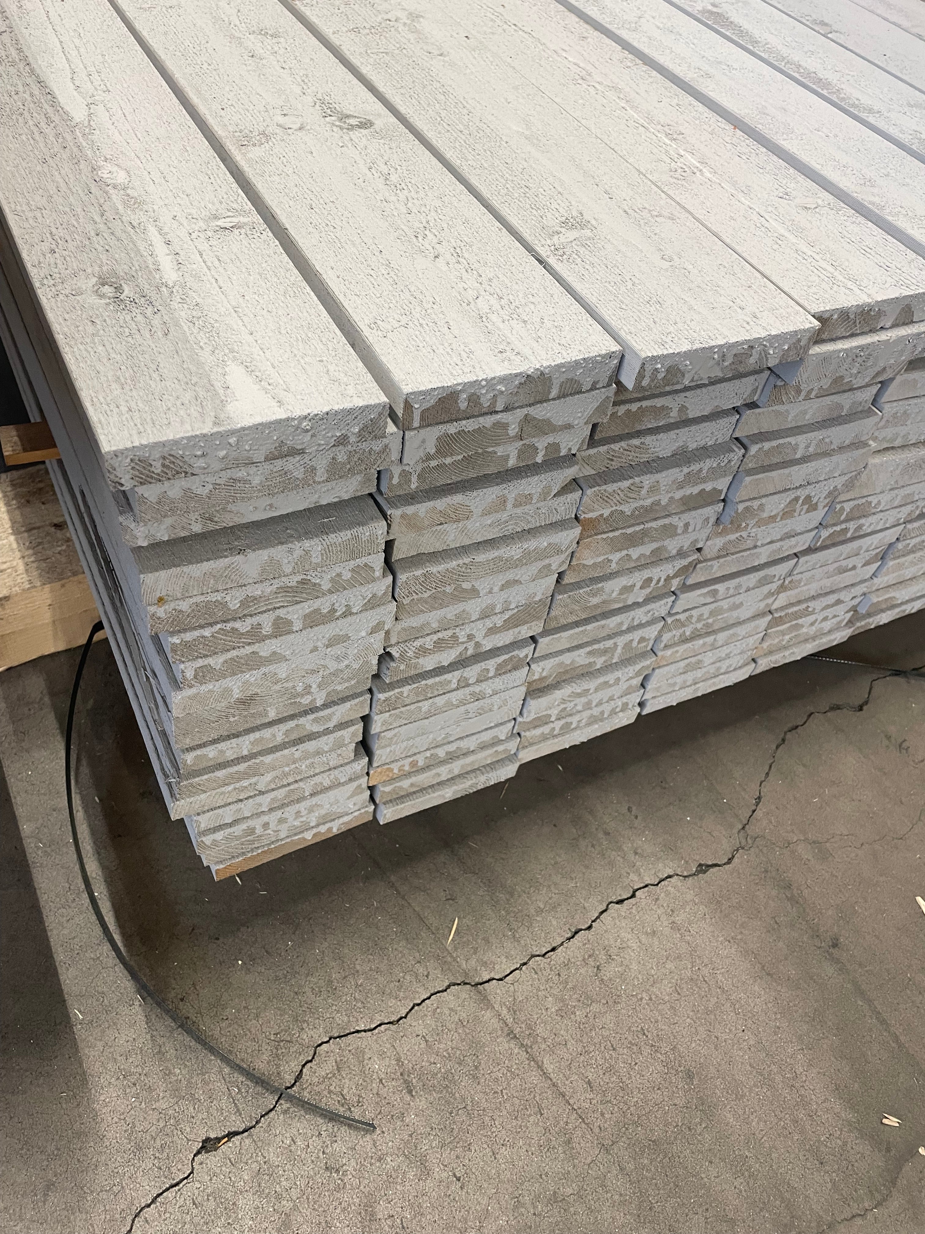 Paket Finsågad Bräda 21x120 mm – 138st (3,60 m, Målad NCS S 3000-N)