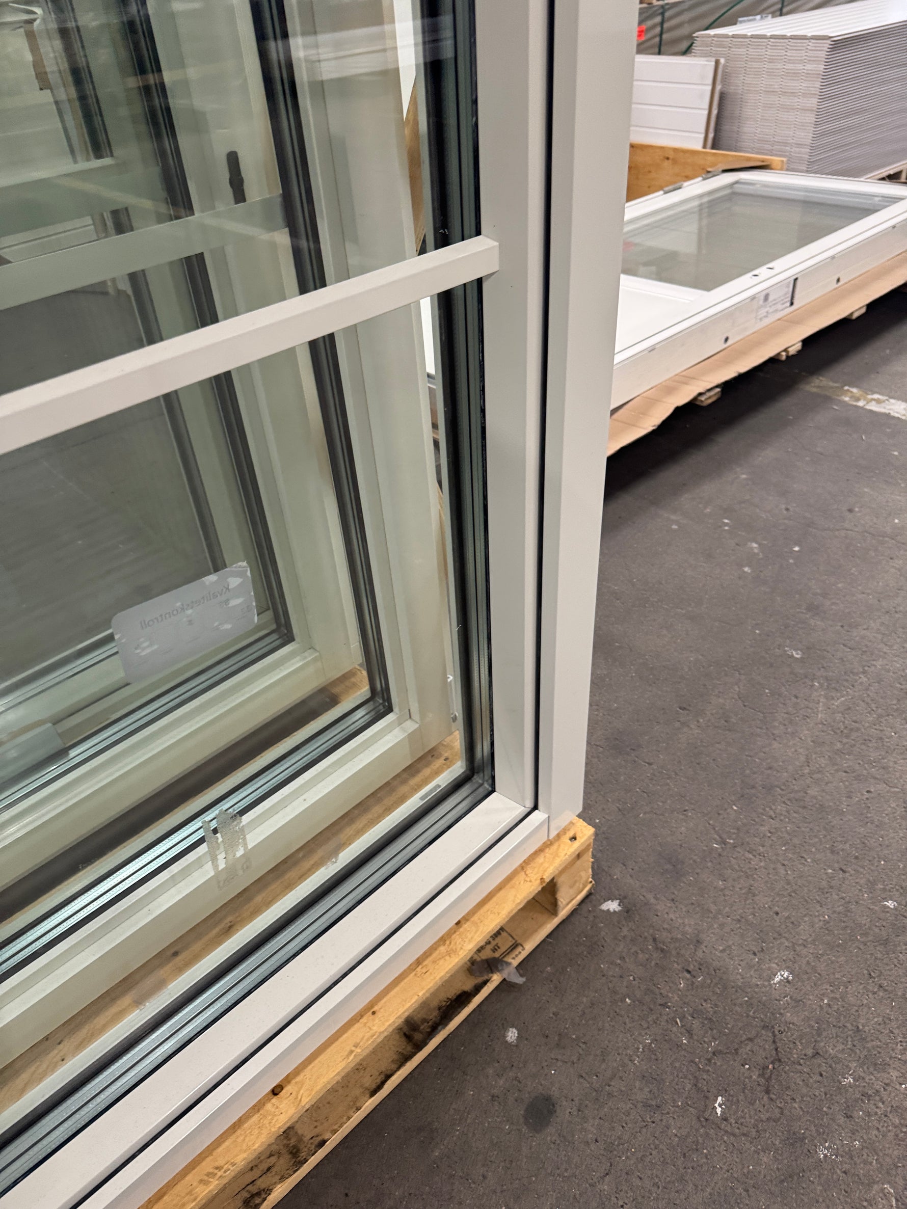 Fönster 158x148 cm – 3-glas, vitt inåtgående