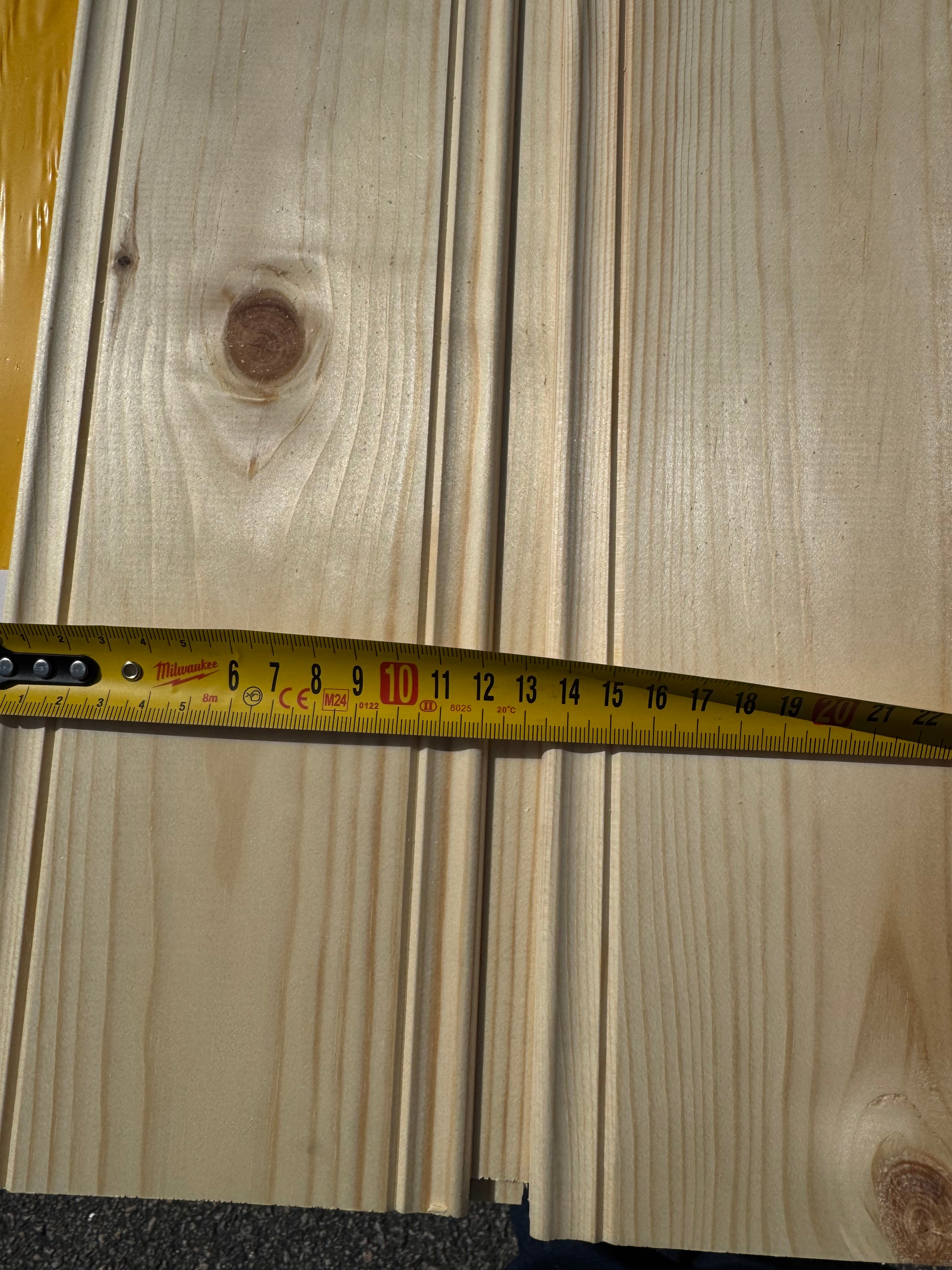 Herrgårdspanel 13x145 – Sekunda (obehandlad)