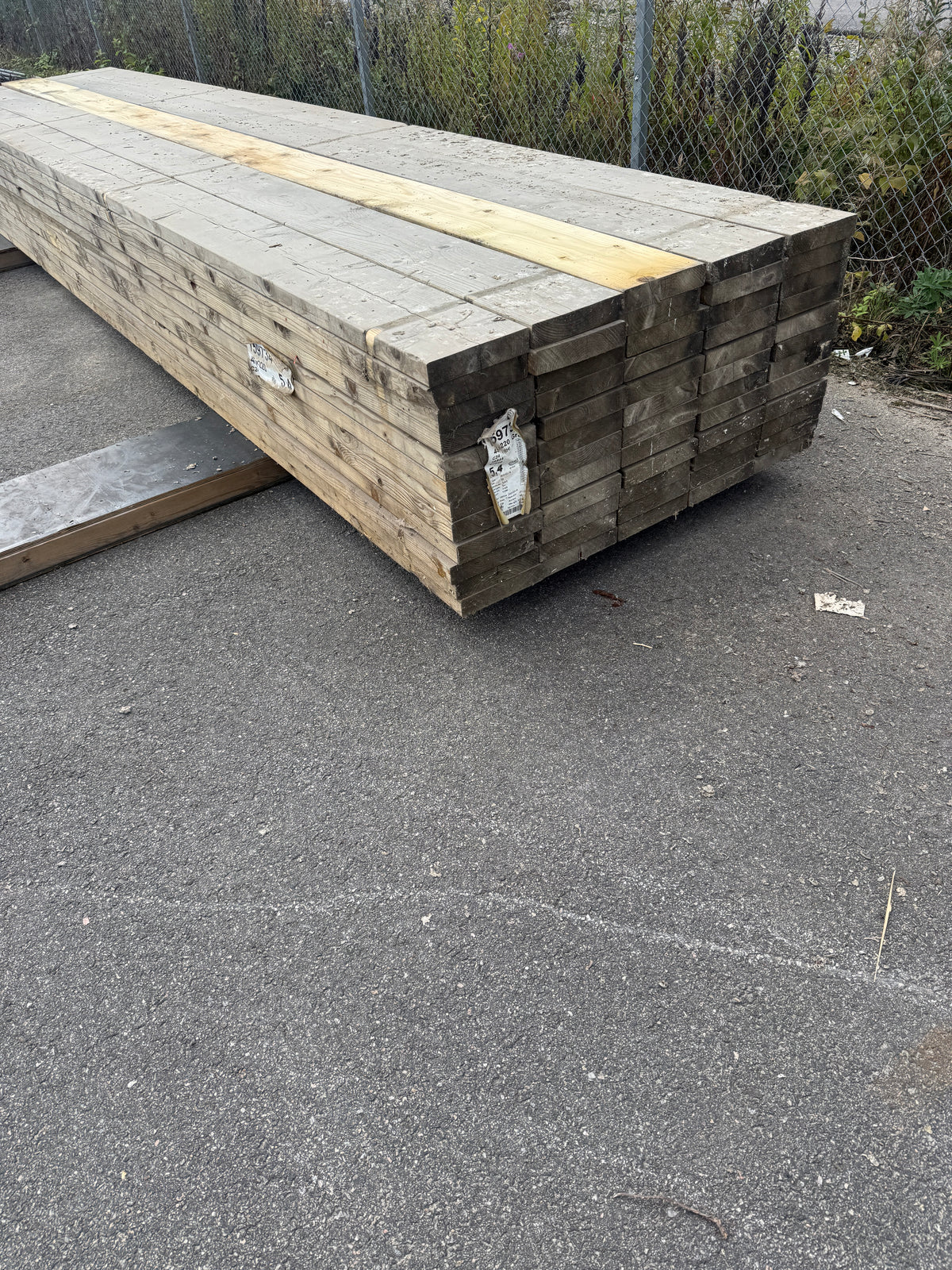 Paket Tryckimpregnerade Reglar 45x220mm 5,40m 60st Gran (Dålig impregnering)