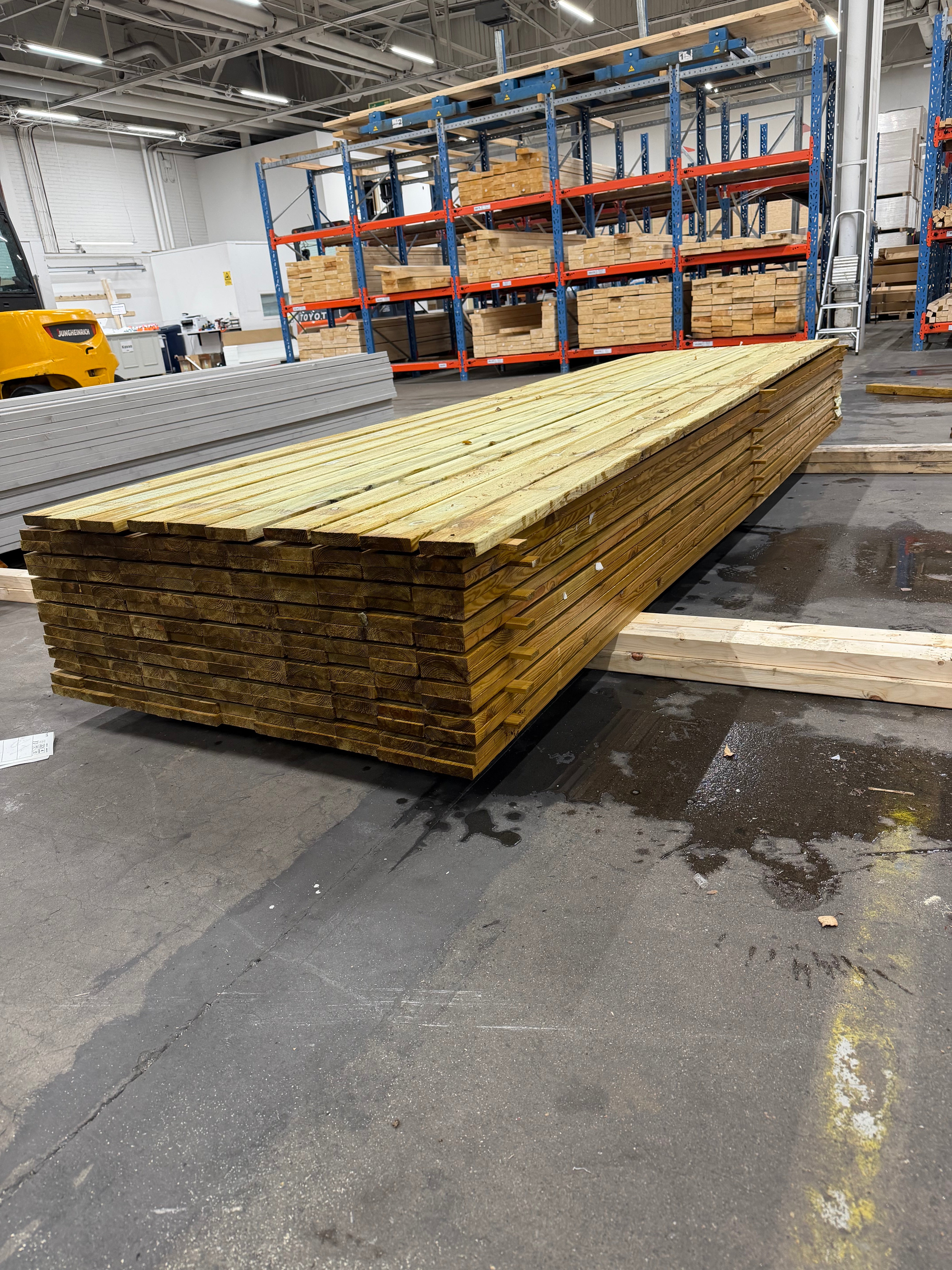 Paket Finsågad Panel 22x95 mm – 164 st Tryckimpregnerad