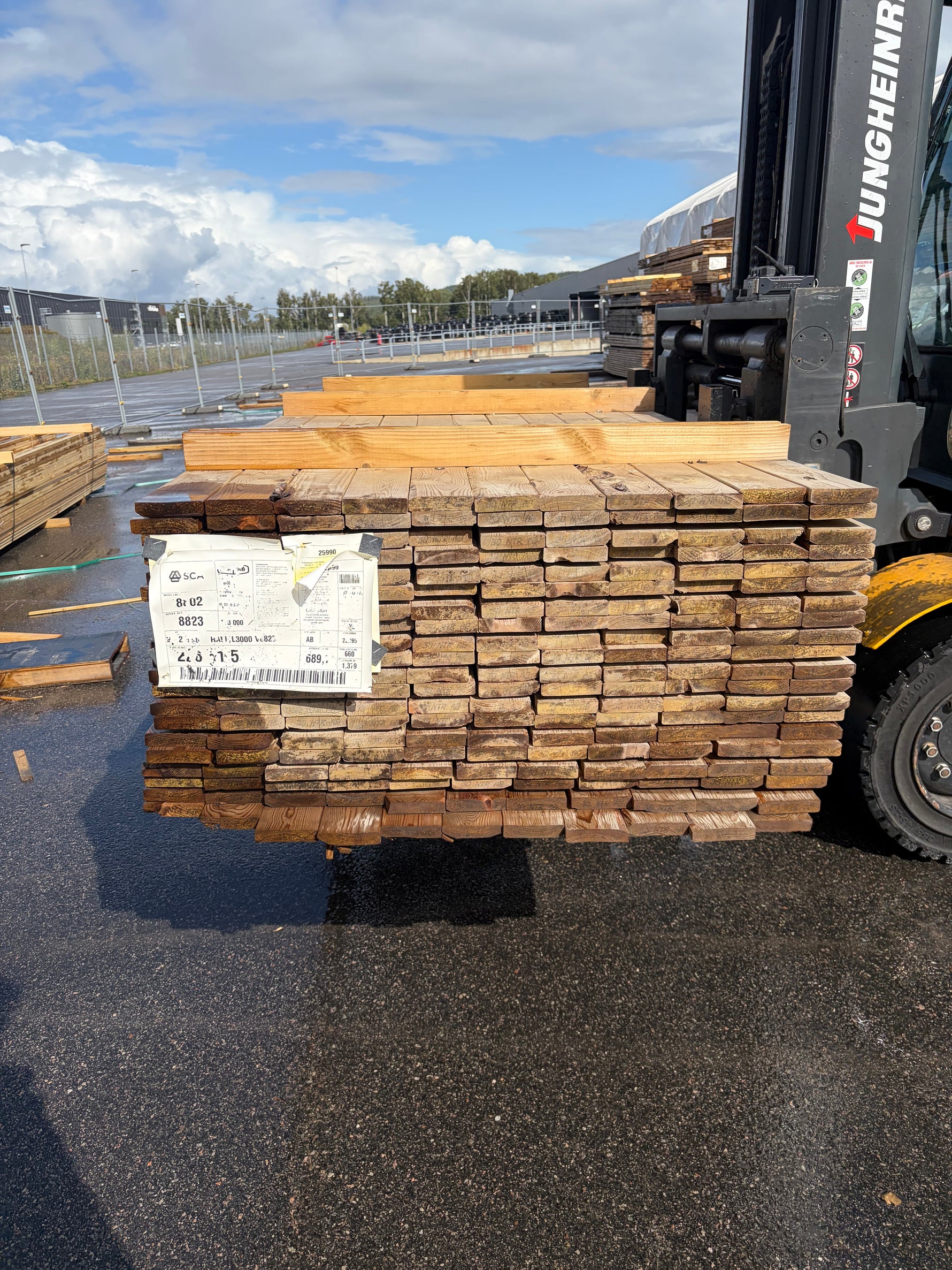 Paket Tryckimpregnerad Trall 22x95 mm – 3,00 m 220 st
