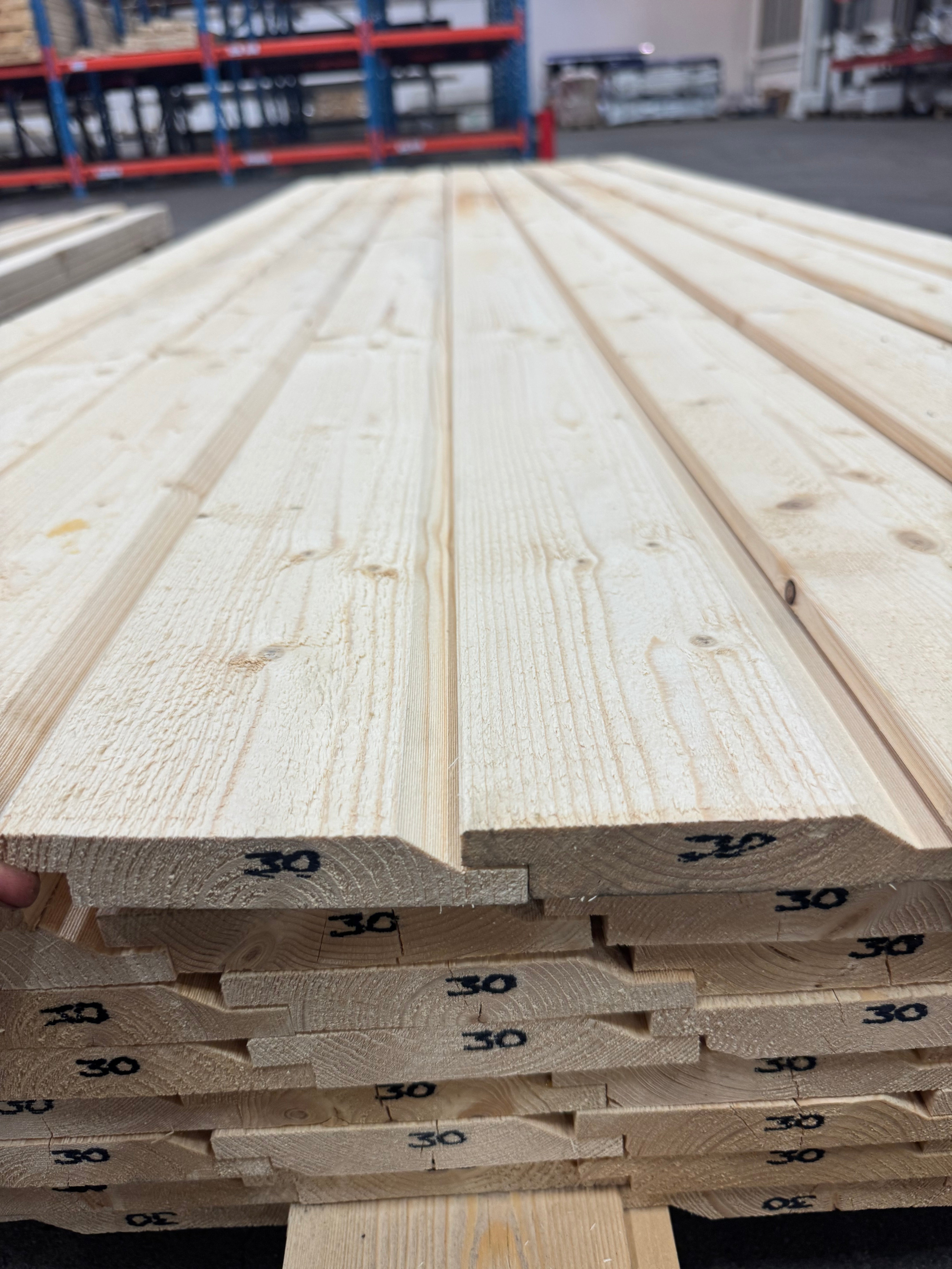 Paket Enkelfas fals 22x120mm 72st 3.0m Mögel