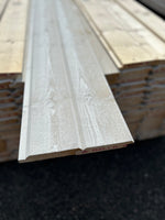 Paket Ytterpanel Dubbelfas Halvspont 22x120mm Grundmålad 161st 4.50m Grundmålad