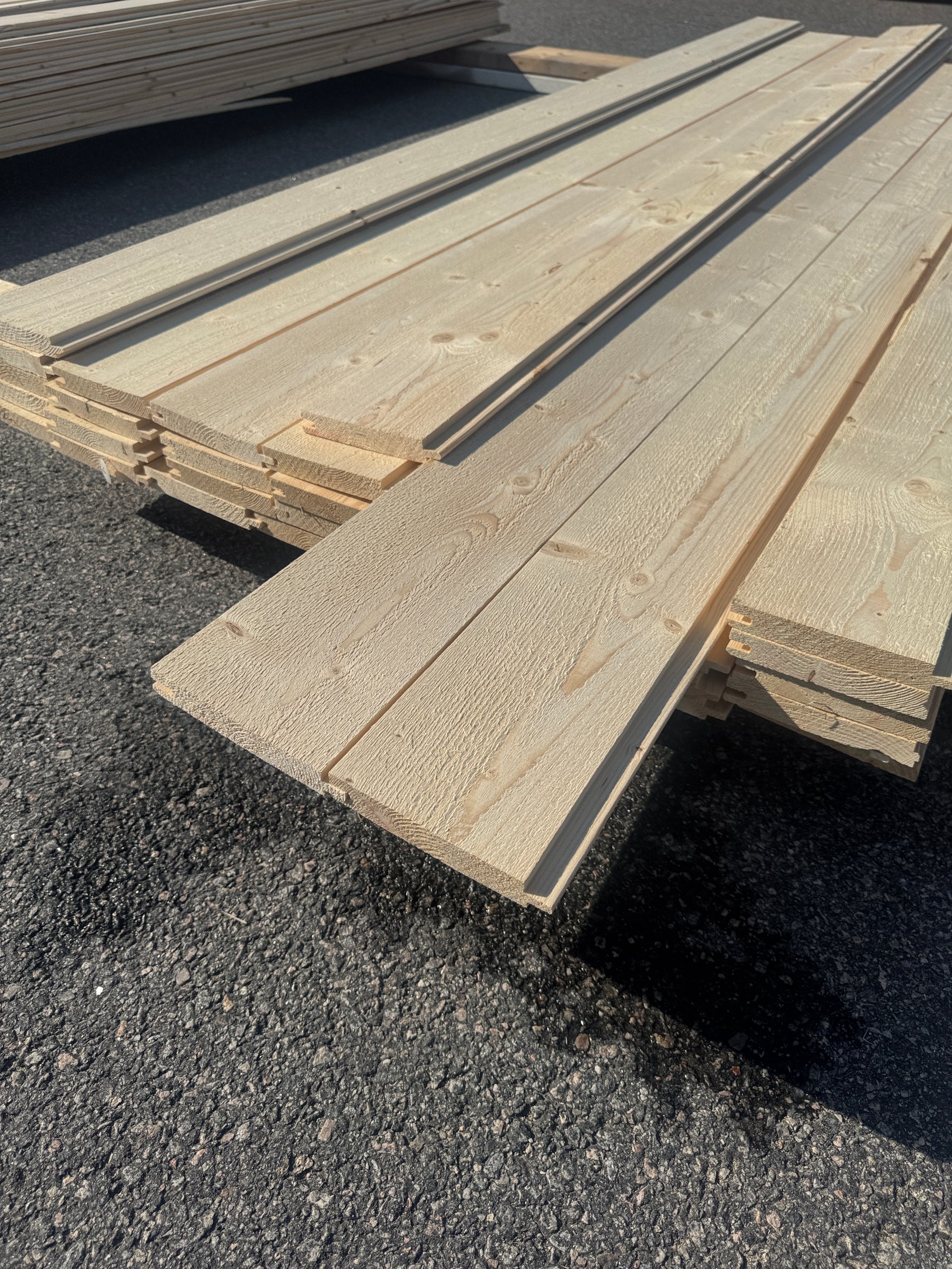 Paket Ytterpanel 22x145mm 2,70m 31st Obehandlad