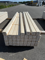 Paket Ytterpanel Enkelfas Halvspont 22x120mm, 203st 3.60m Grundmålad