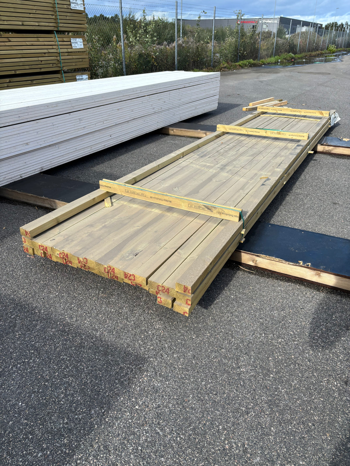 Paket Tryckimpregnerade Reglar 45x70mm, 30st 4,80m