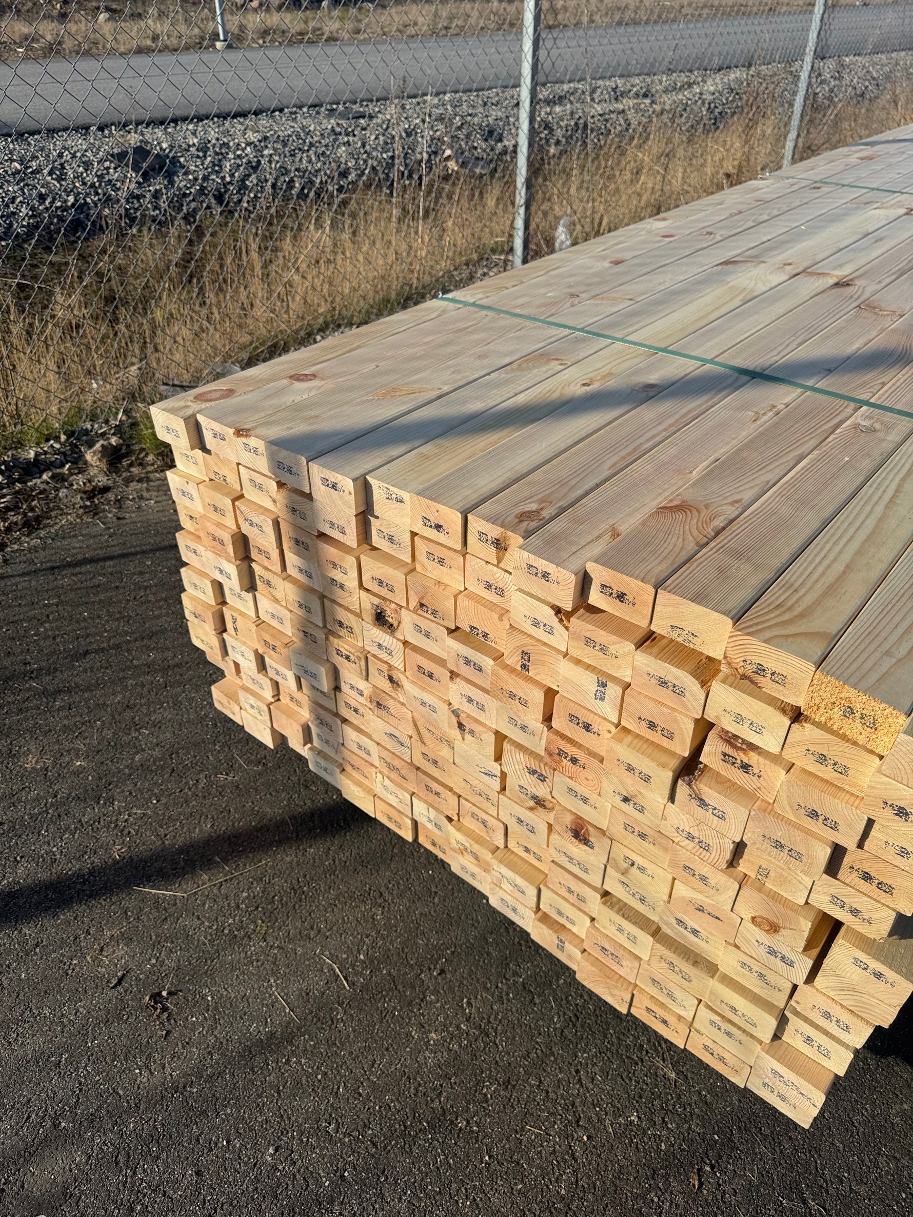 Paket Reglar 48x73 mm – 154 st (5,40 m, furu)