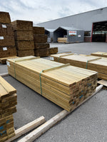 Paket Tryckimpregnerade Reglar 45x95mm 3.0m 121st NTR AB C24 vridet