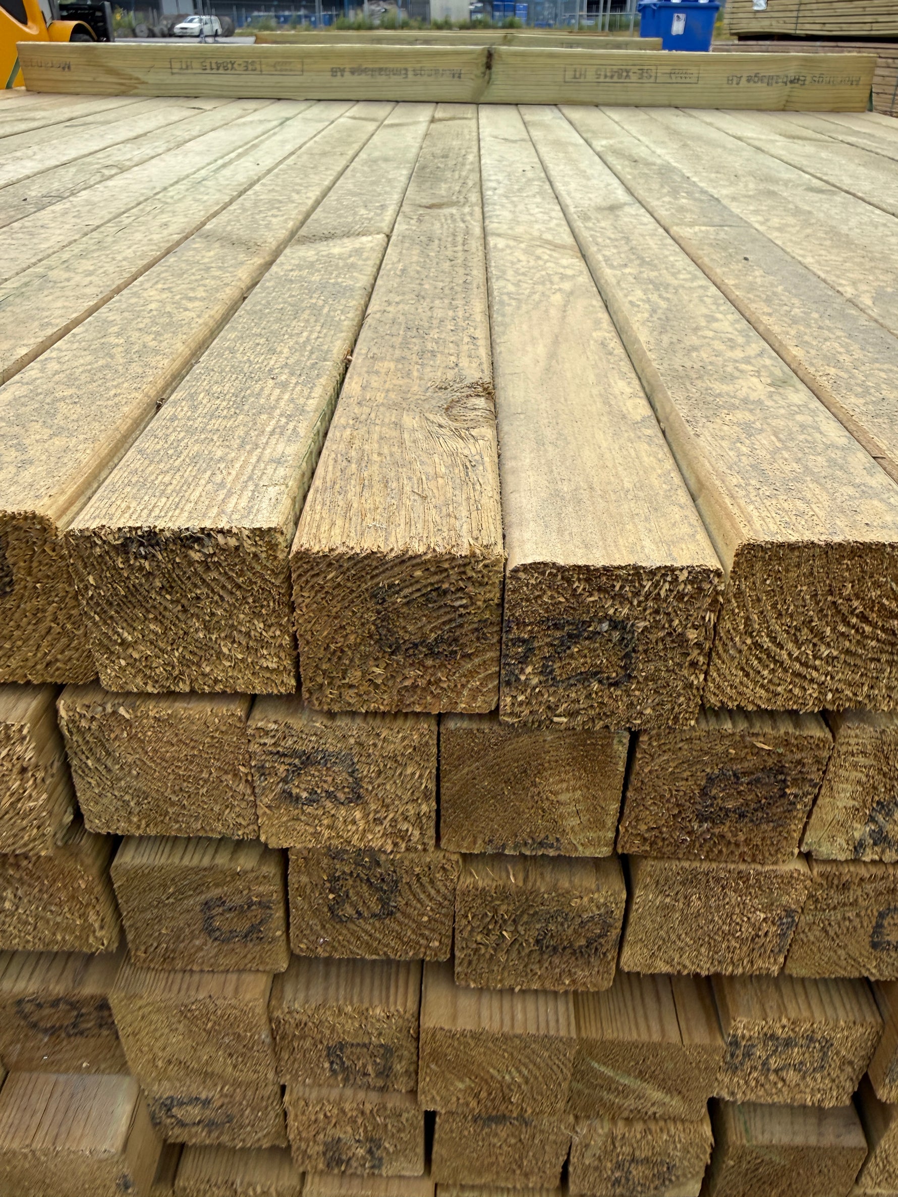 Paket Tryckimpregnerade Reglar 45×45 mm, 220 st 5,40 m