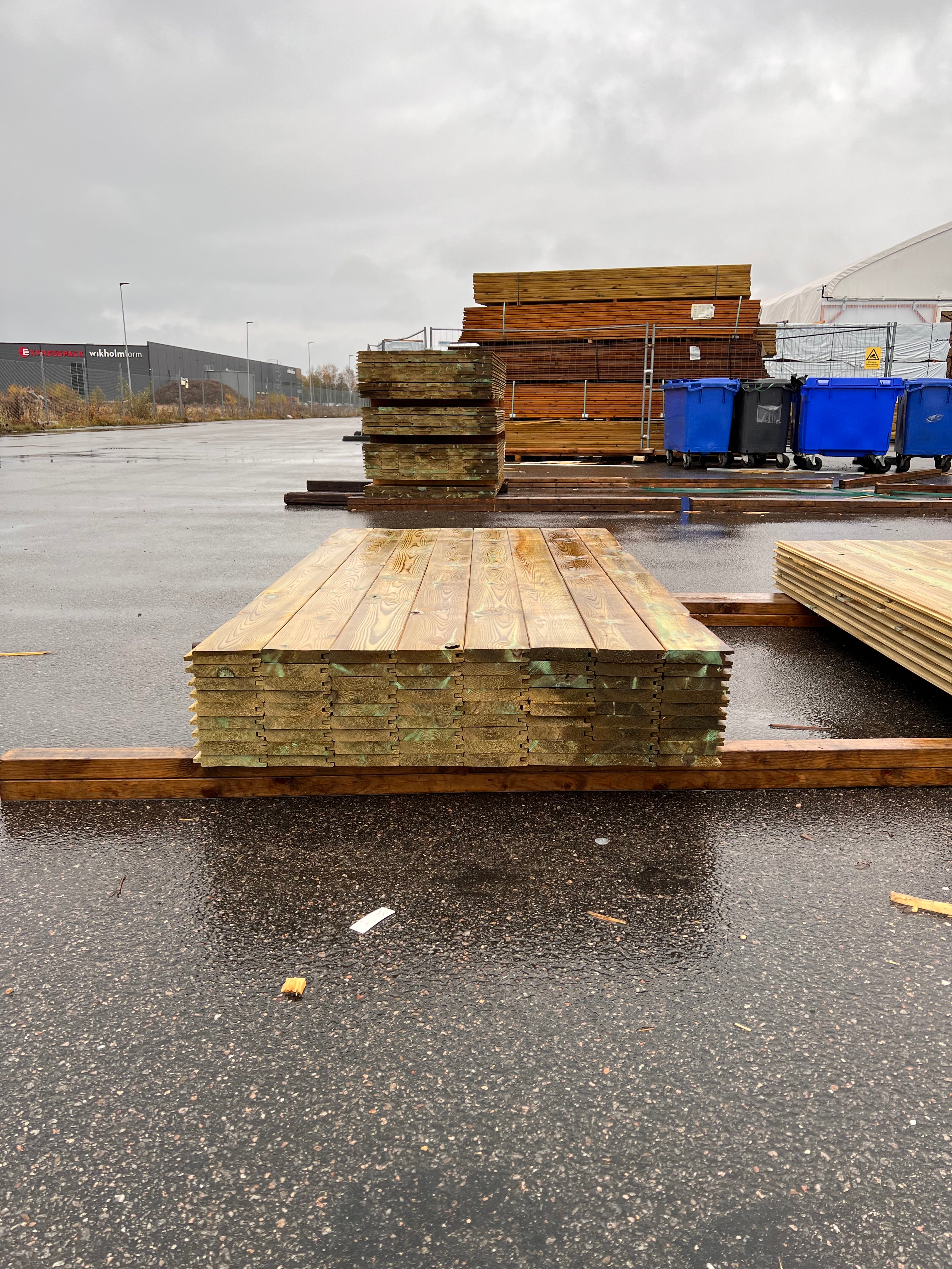 Paket Spontad Panel Hyvlad 27x145mm – 81 st 2.0m Tryckimpregnerad