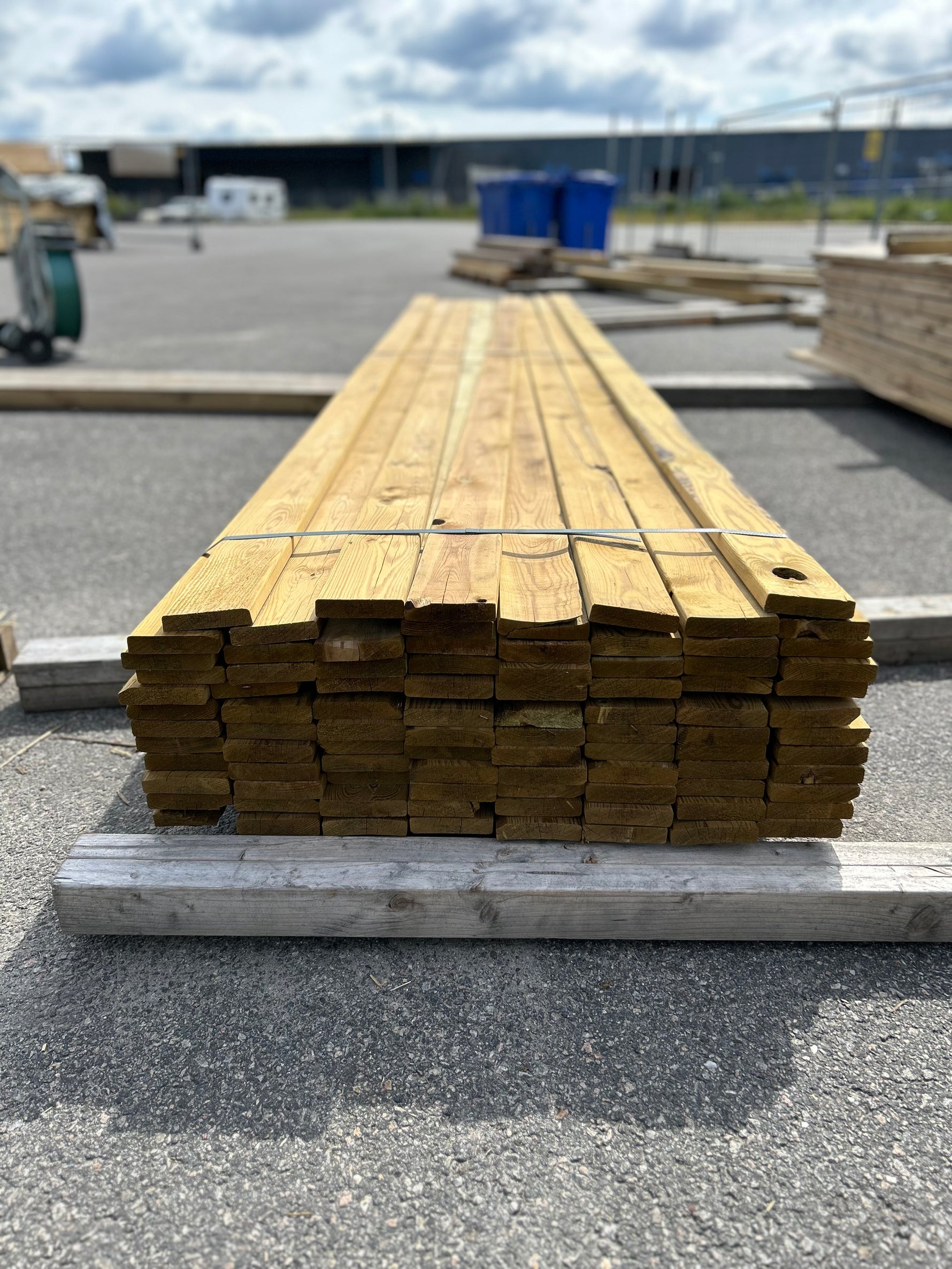 Paket Tryckimpregnerad Trall 22x95mm 91st 4.20m- Andra sortering
