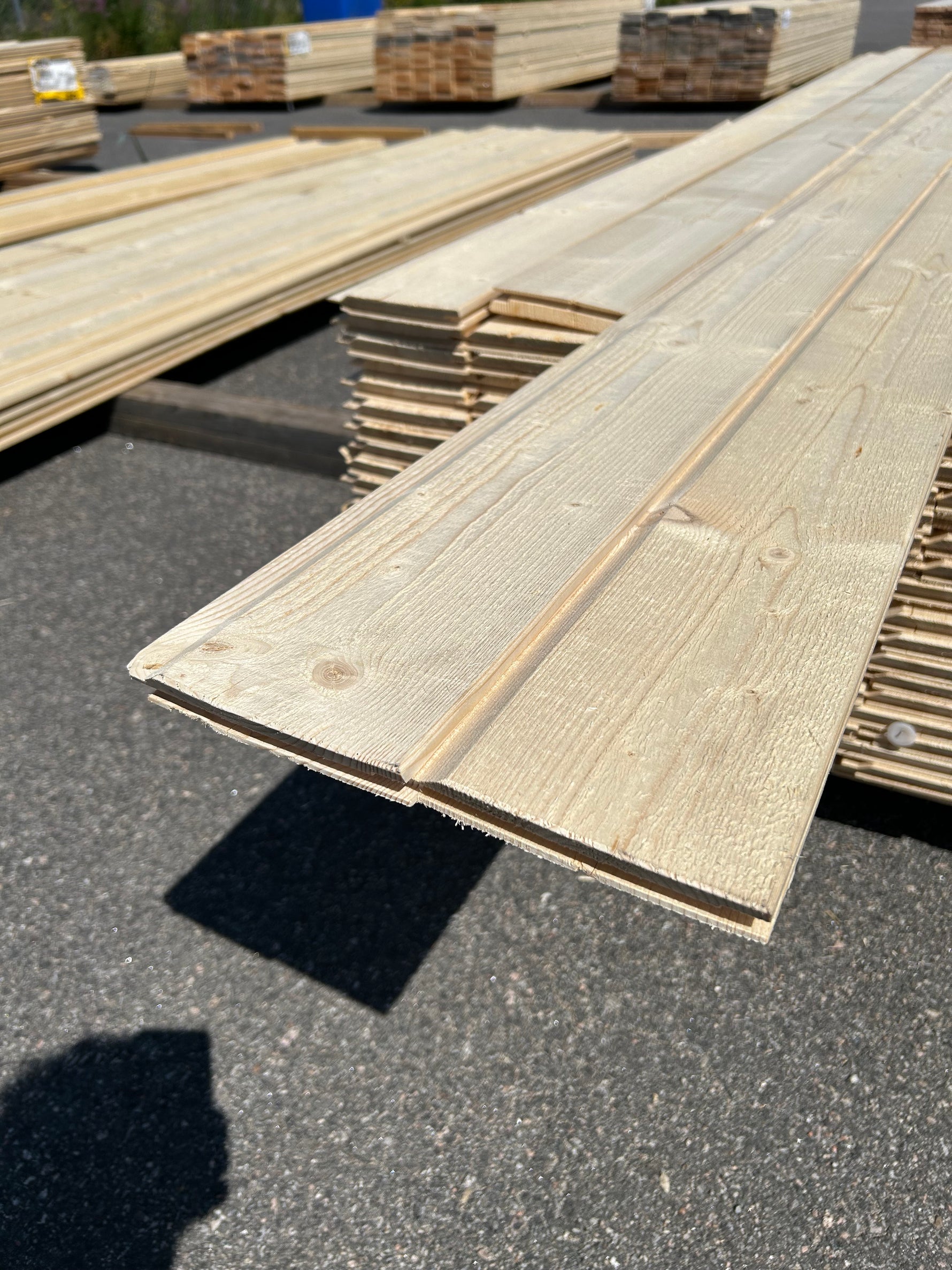 Paket Enkelfas Ändspont 22x145mm 3.60m 139st Obehandlad