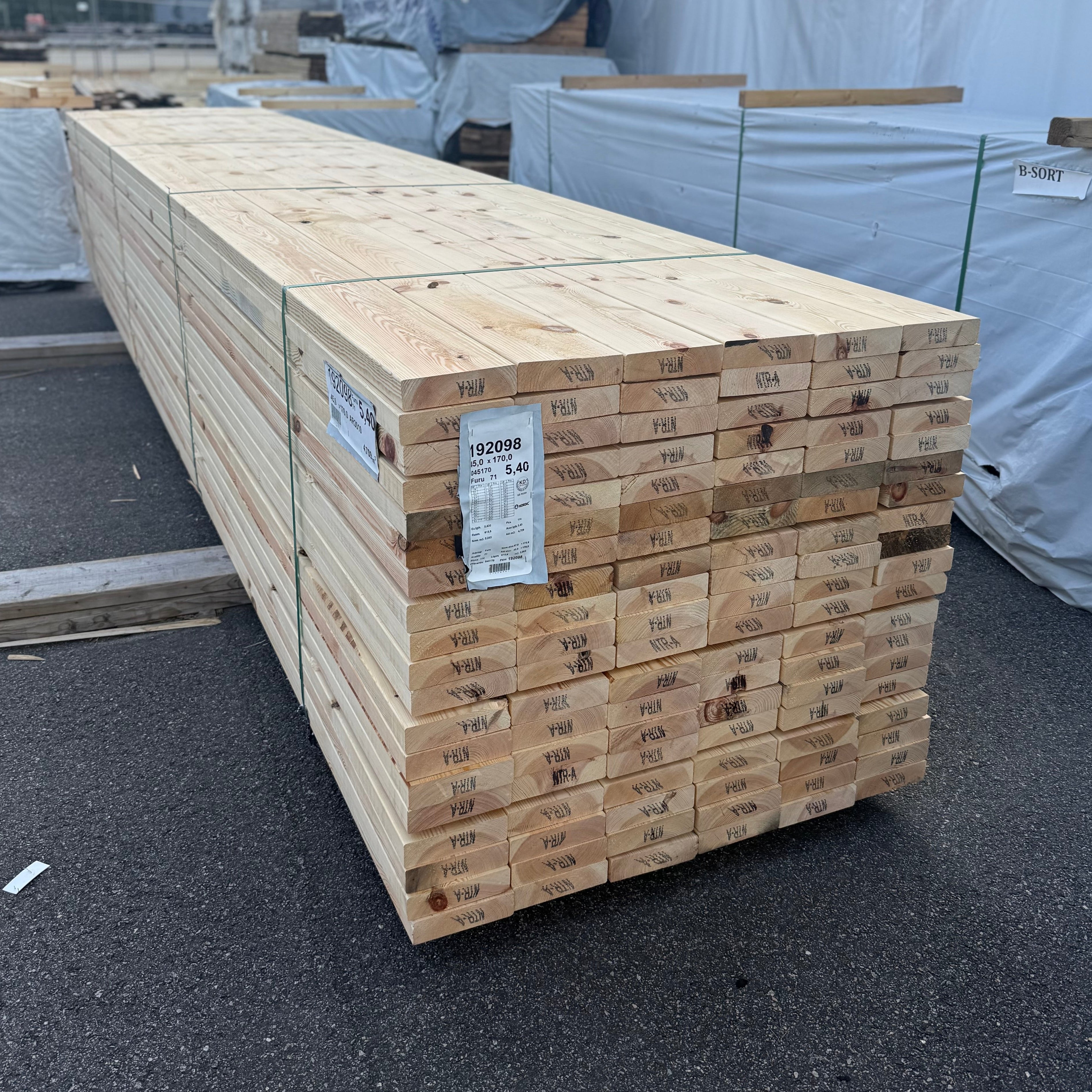 Regel 45x170mm Furu