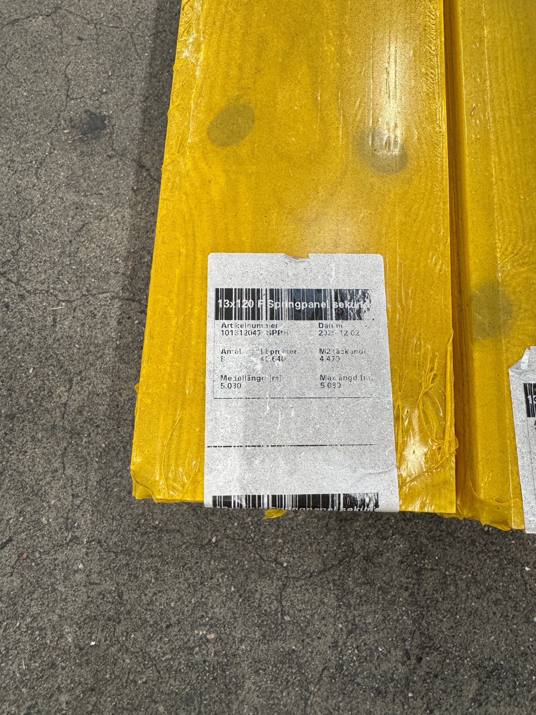 15 buntar Springpanel 13x120 mm – 120 st Sekunda