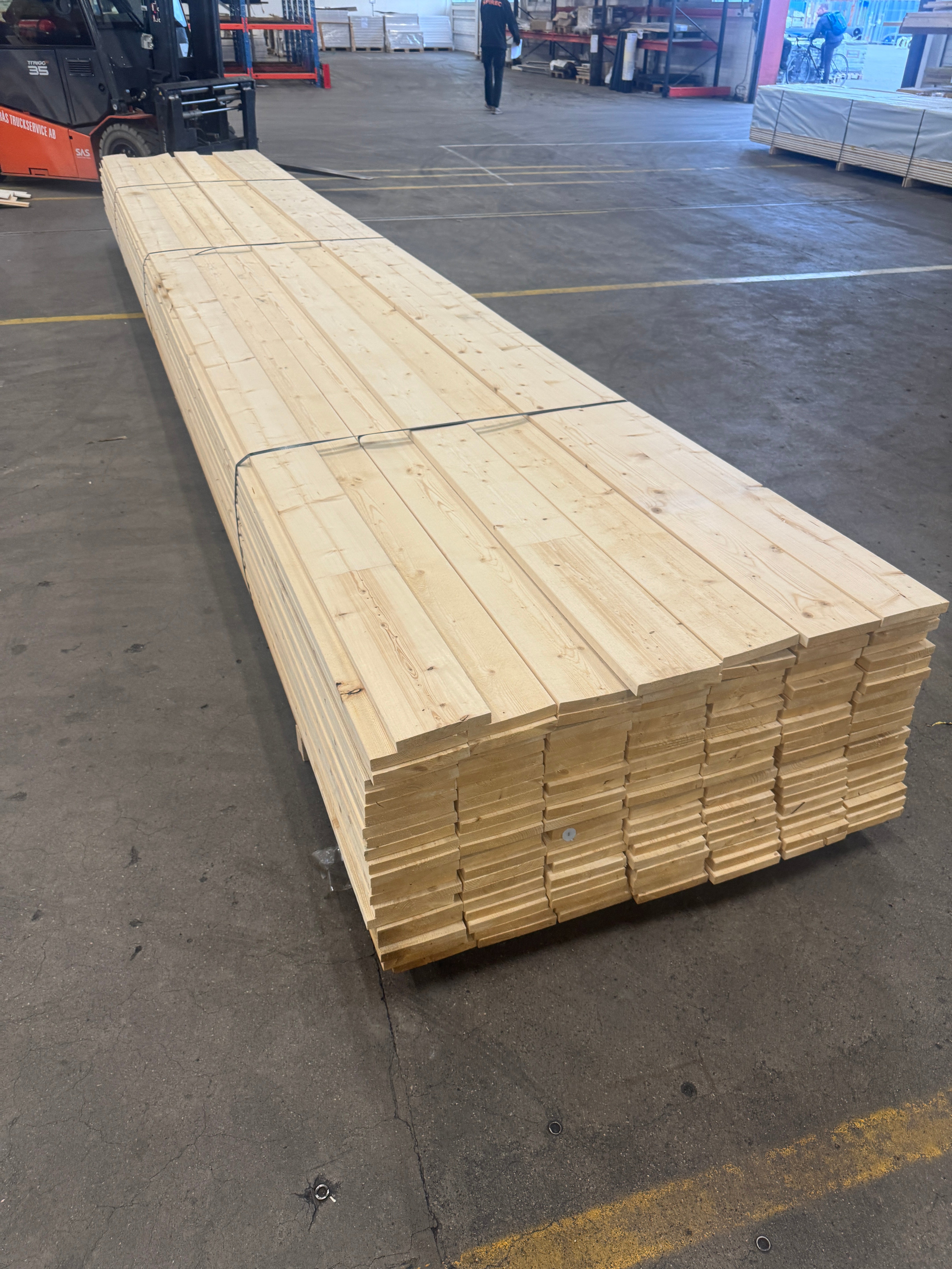 Paket Panel 21x145mm – 144 st 6,20 m (gran, prima, fingerskarvad, obehandlad)