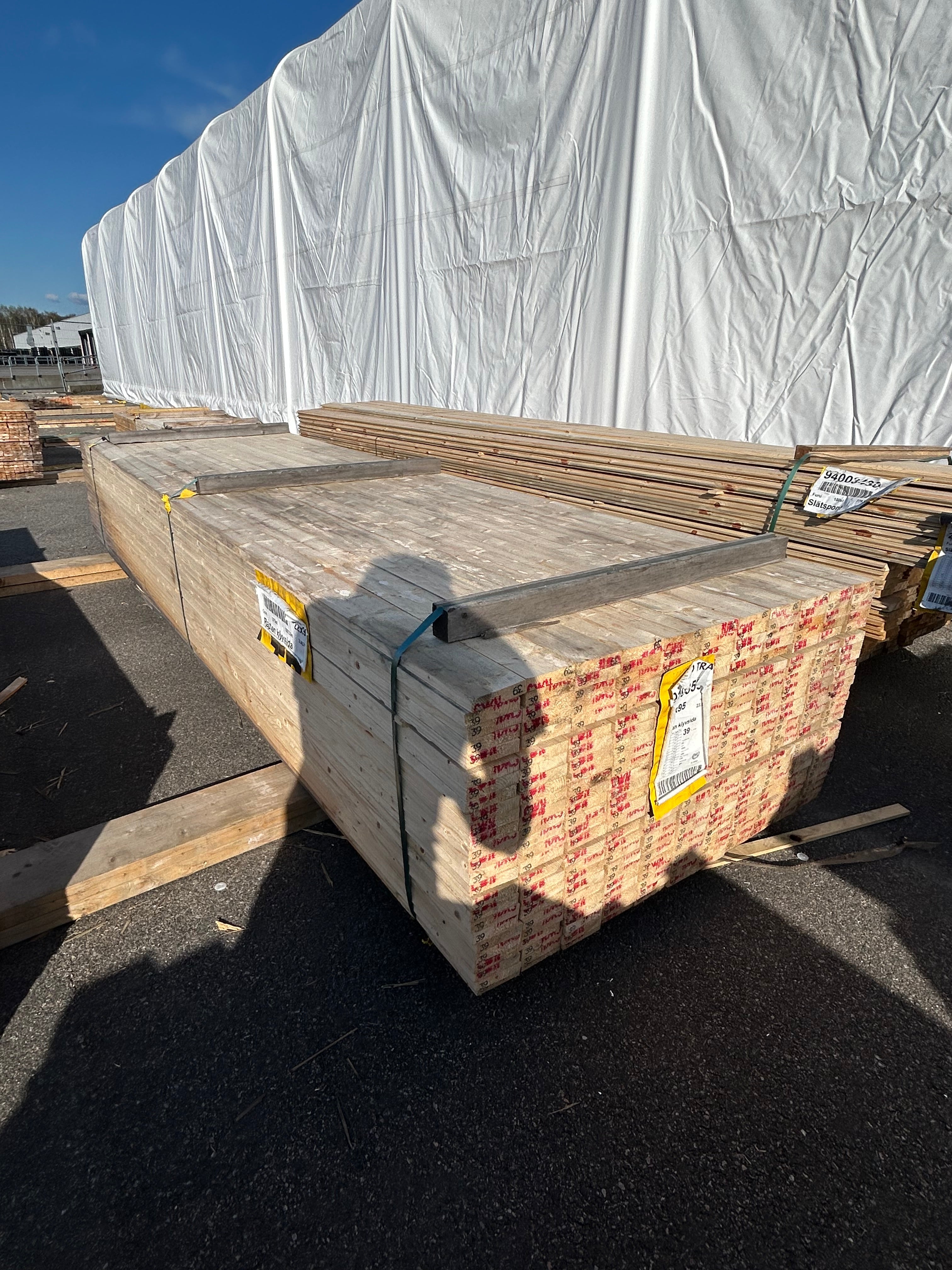 Paket Råplan 22x95mm 3.90m 275st