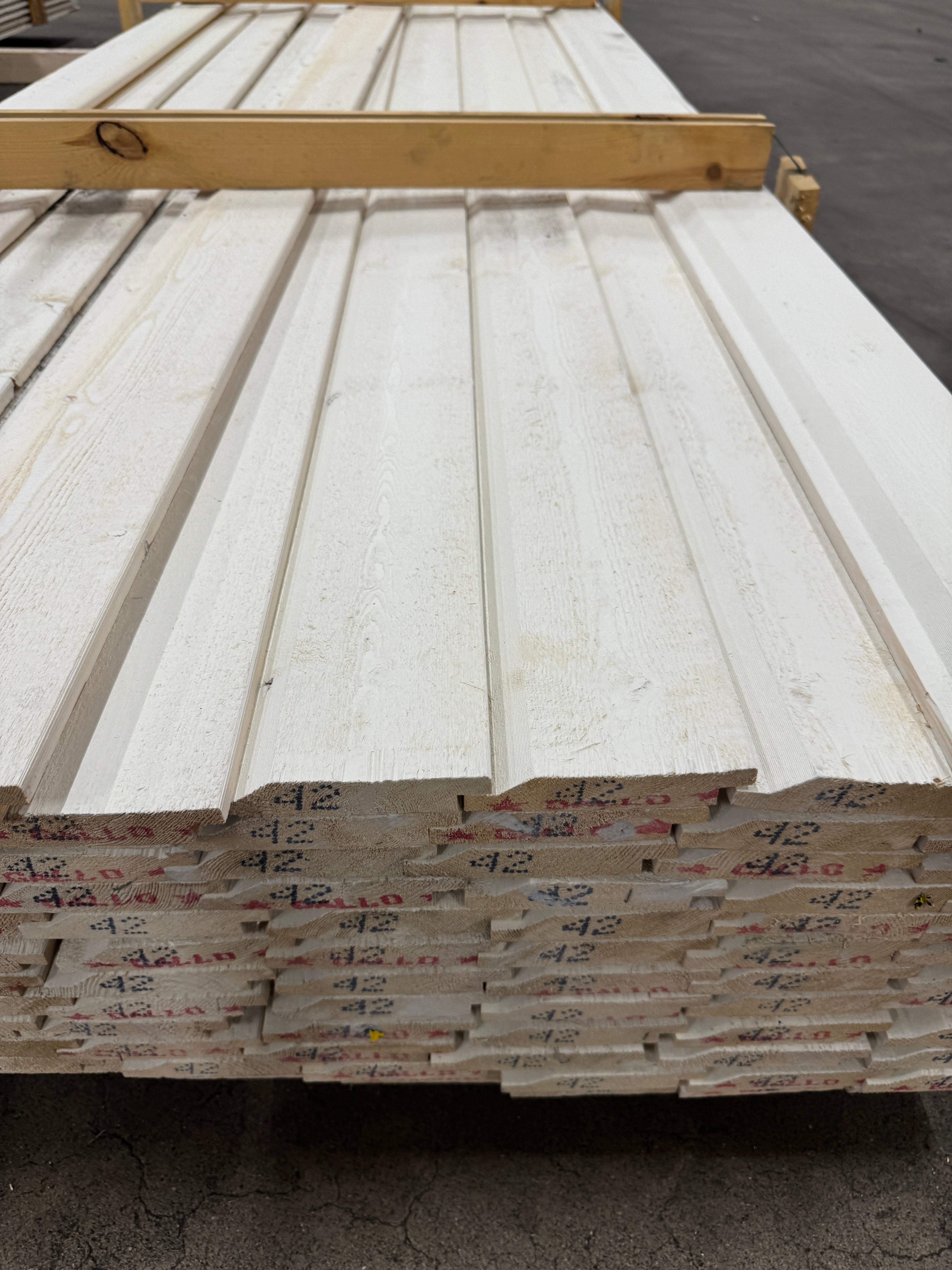 Paket Ytterpanel 22x120mm Vit – 111 st 4,20 m