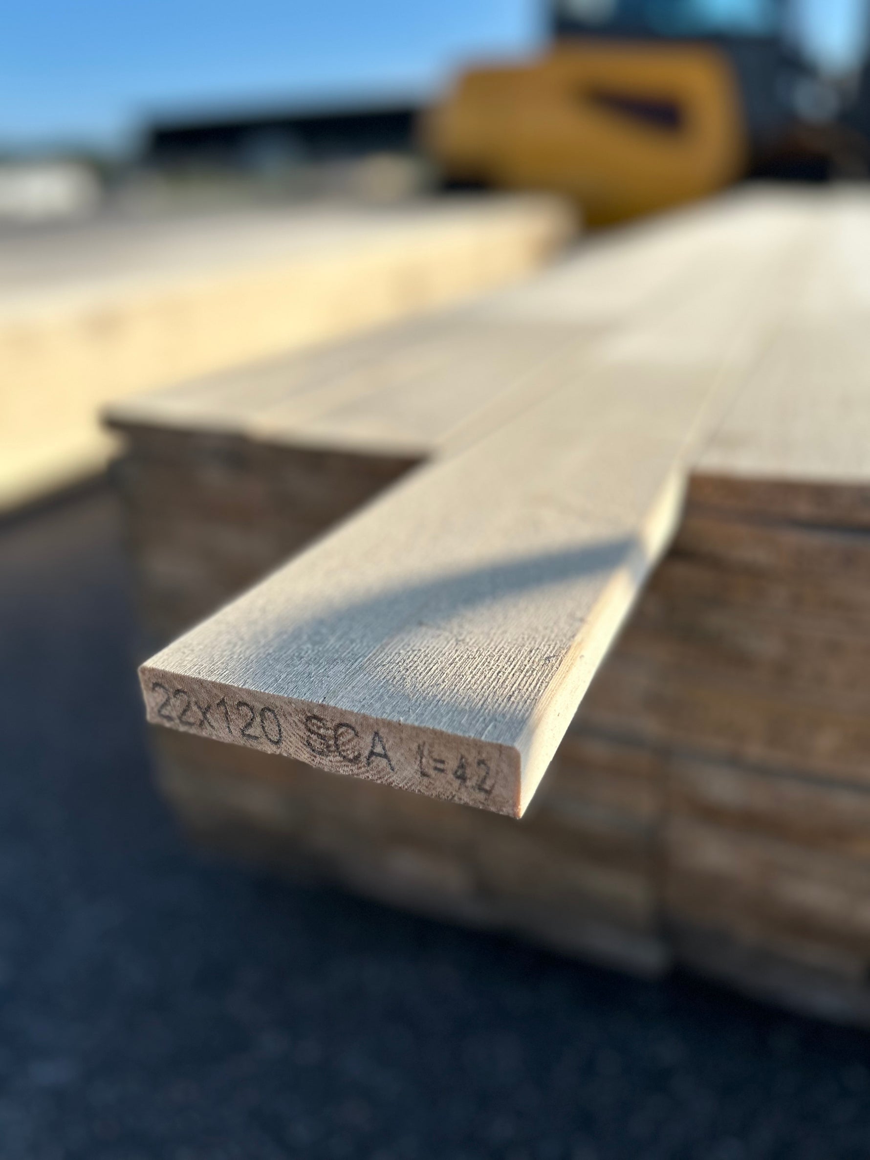 Paket Finsågade Brädor 22x120mm, 126st 4.20m- Väderbitet