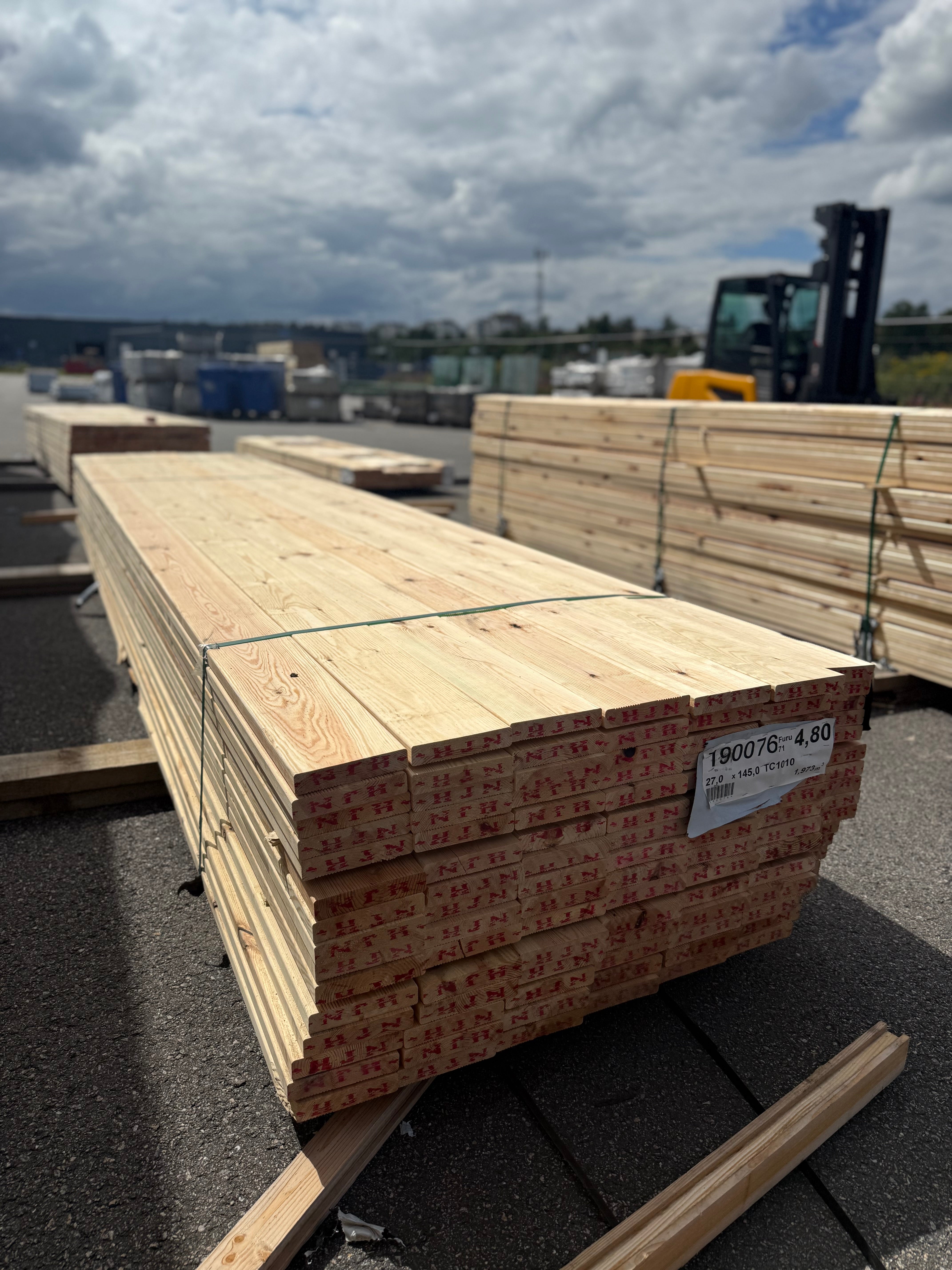 Paket Rillad Trall Furu 4.80m 105st Sekunda