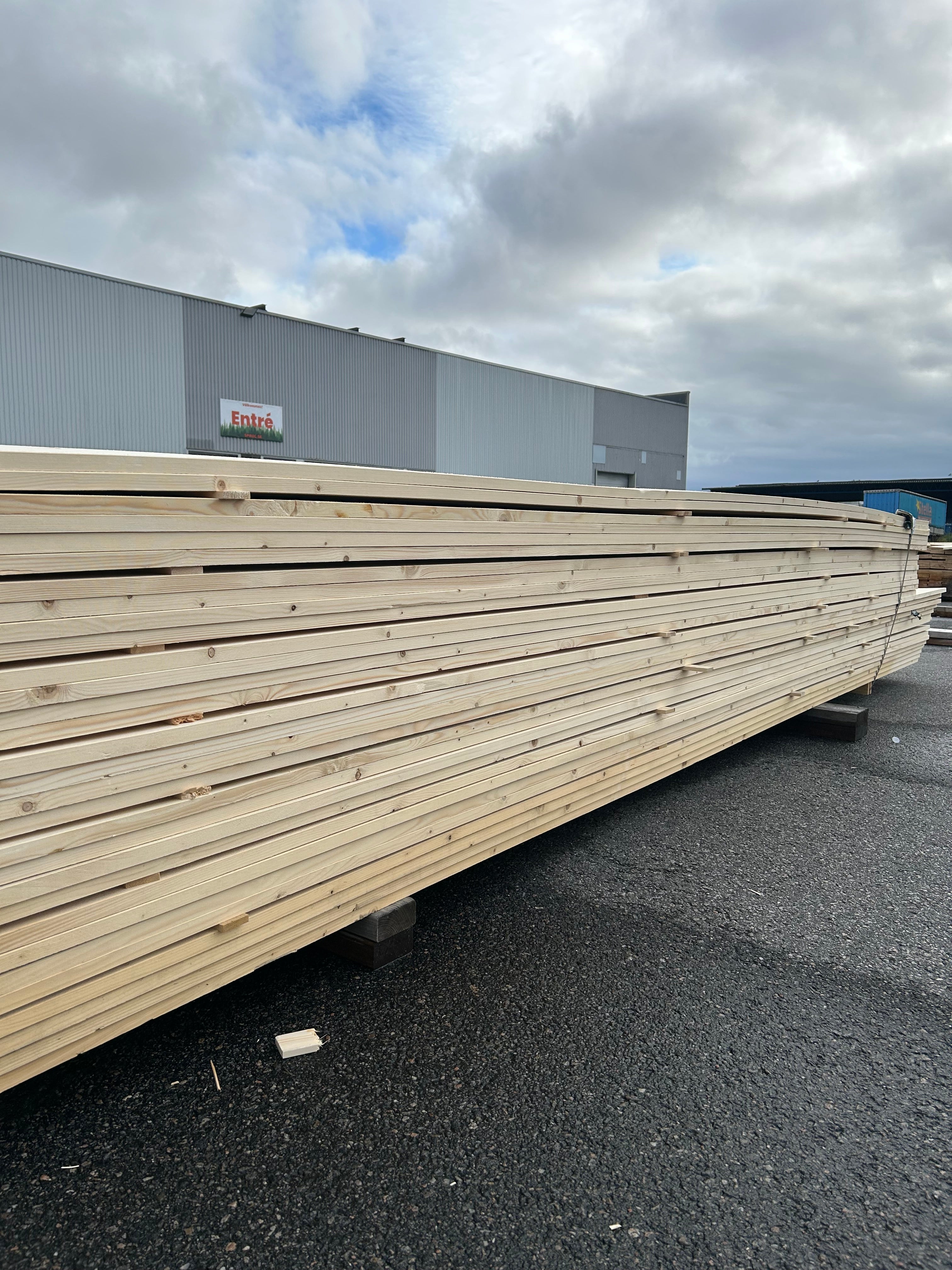 Paket Ytterpanelbräda 22x145mm 209st 4.80–5.40m (B-Sortering)