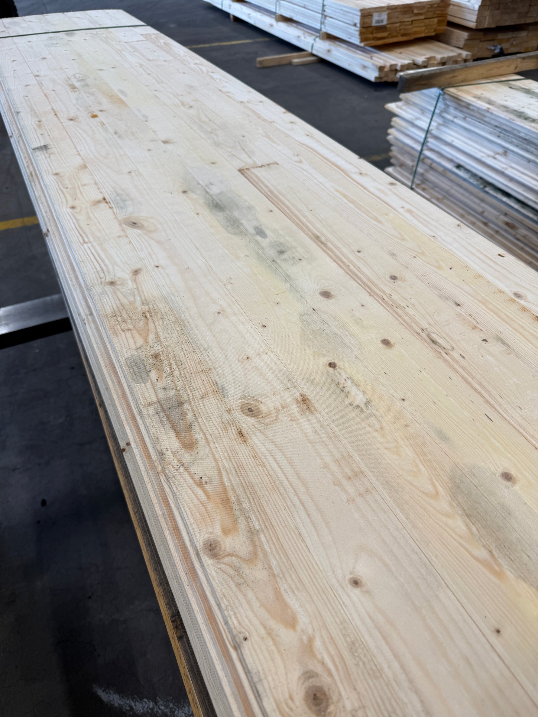 Paket Råspontluckor 20x540x3600mm 23st (Fuktskadat)