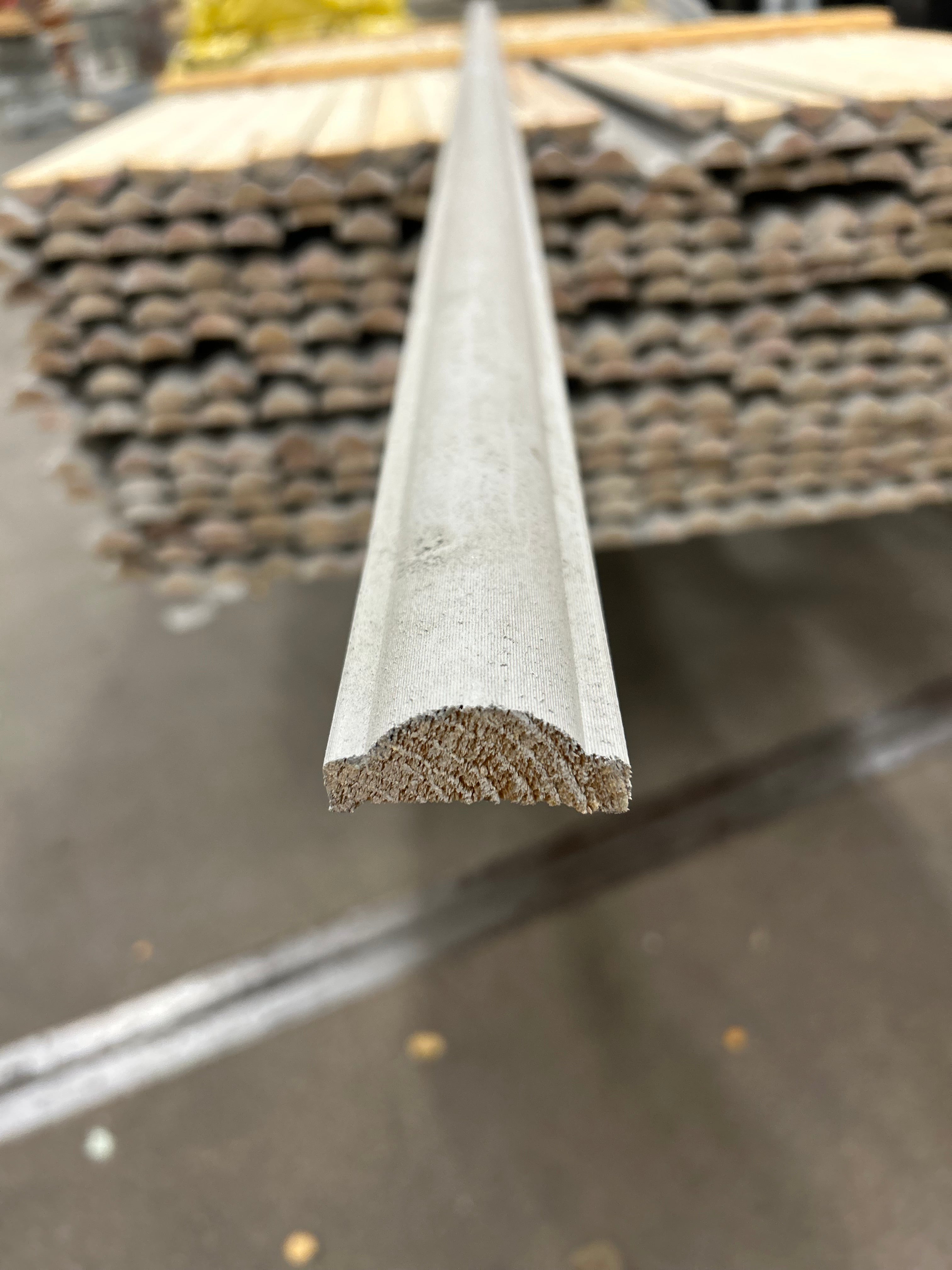 Lockläkt Hattläkt 22x45 mm – 3,0 m Grå