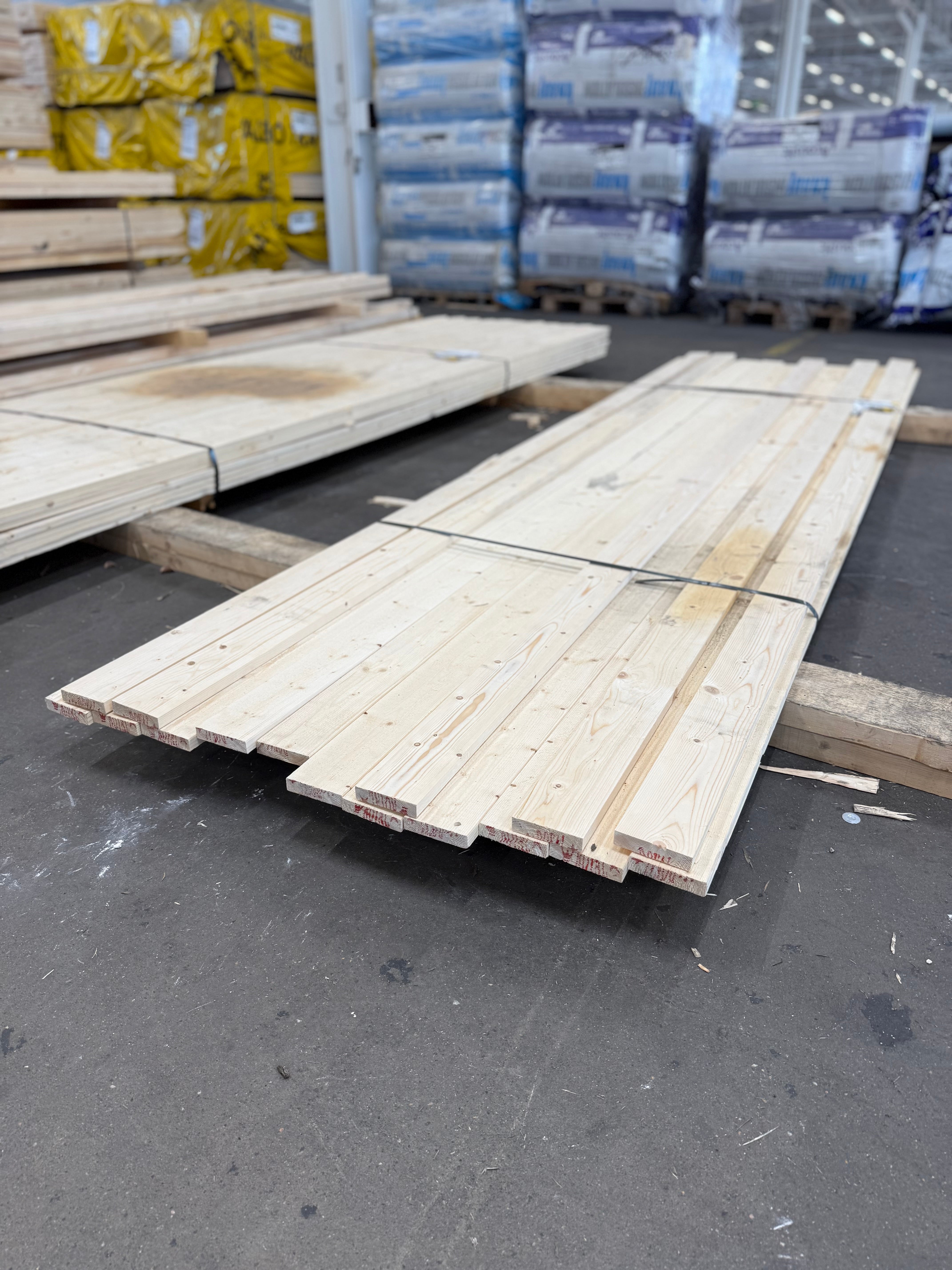 Paket Råplan 22x95mm 16st 3.60m