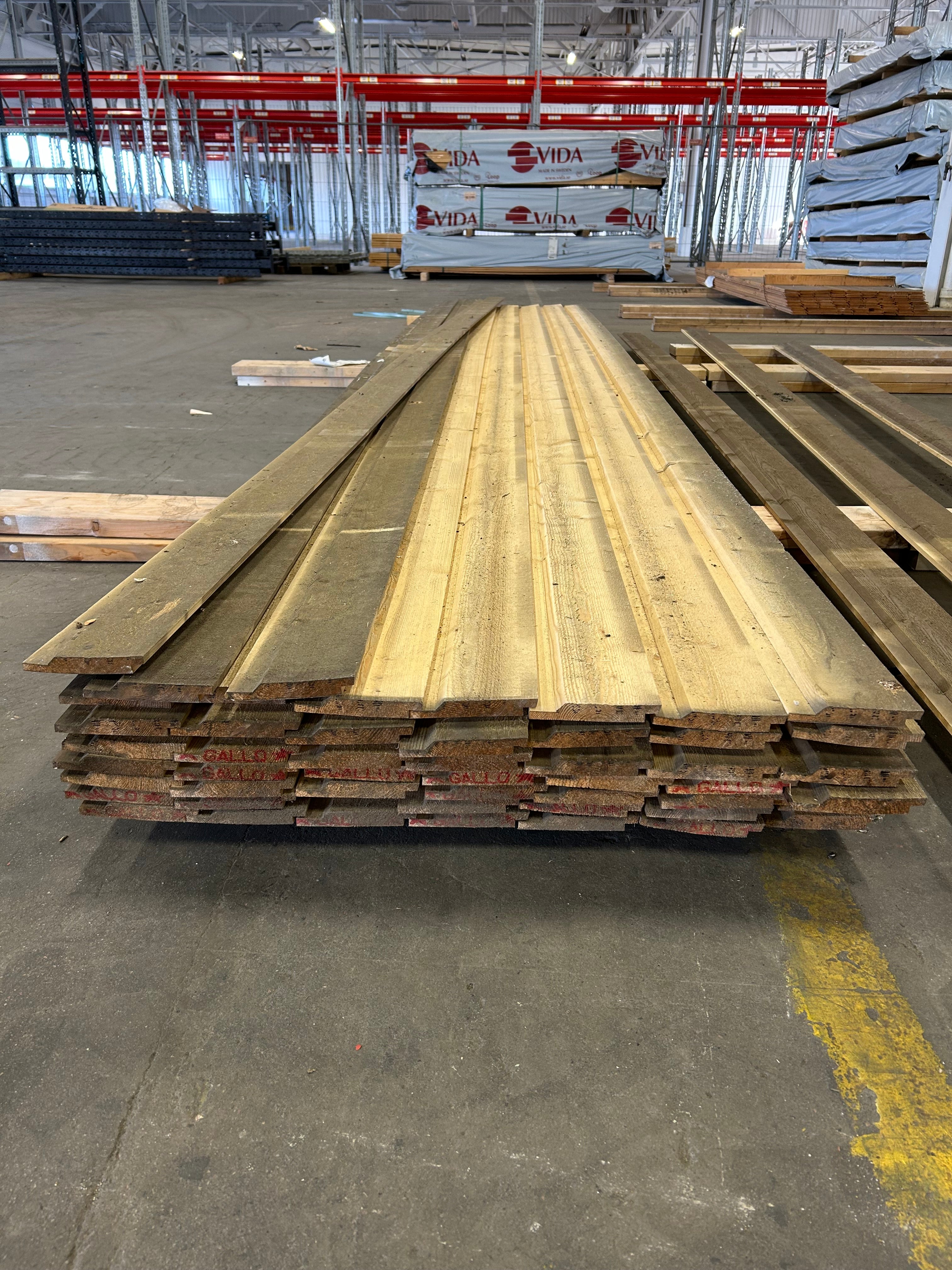 Ytterpanel 21x145 järnvitriol 5,4m 55st