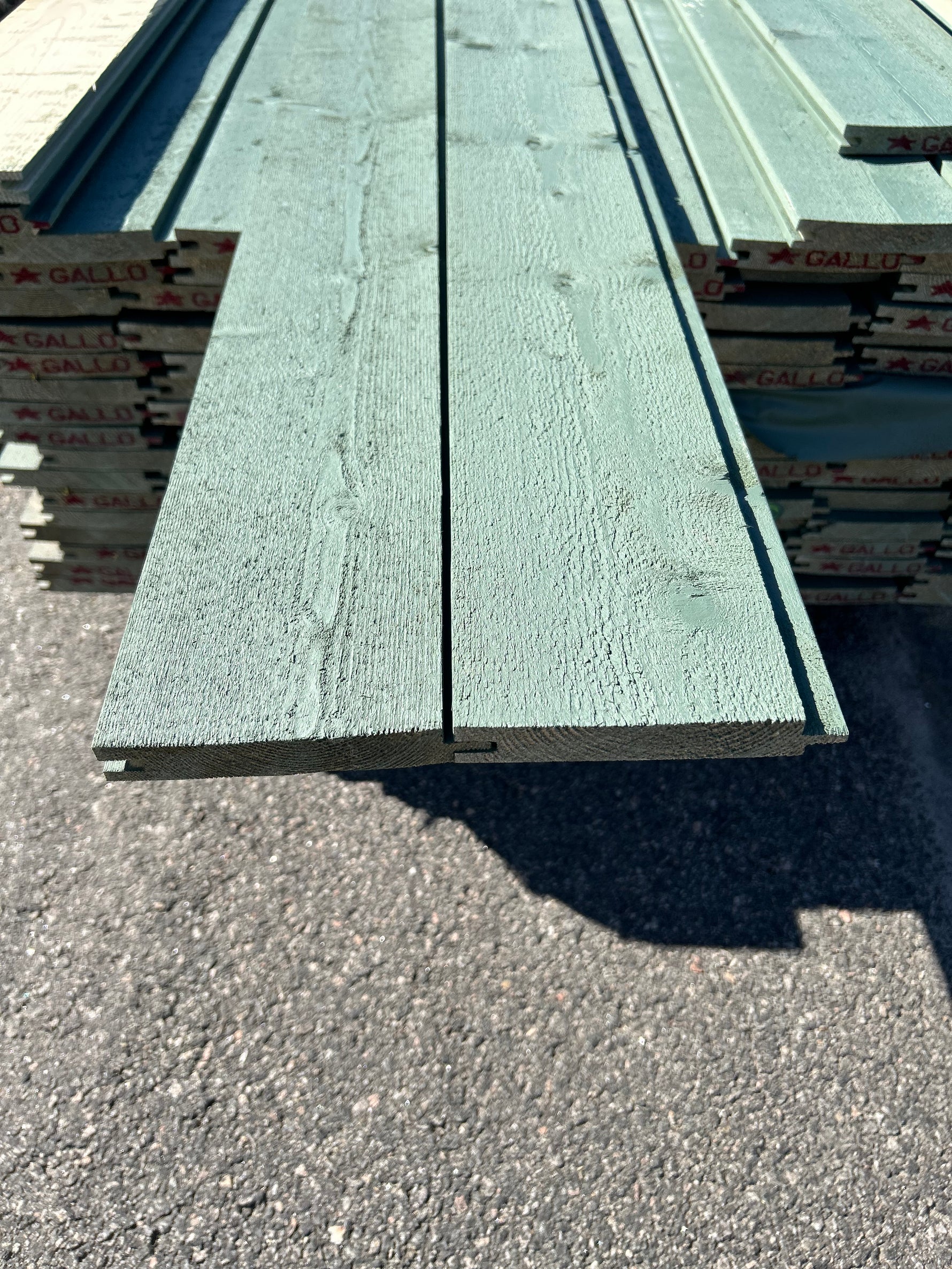 Paket Spontad Spårpanel 22x145mm 4,20m 121st Gran- Mellanstruken