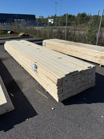 Paket Finsågade Brädor 22x120mm 4,80–5,40m 187st (Andra Sortering)