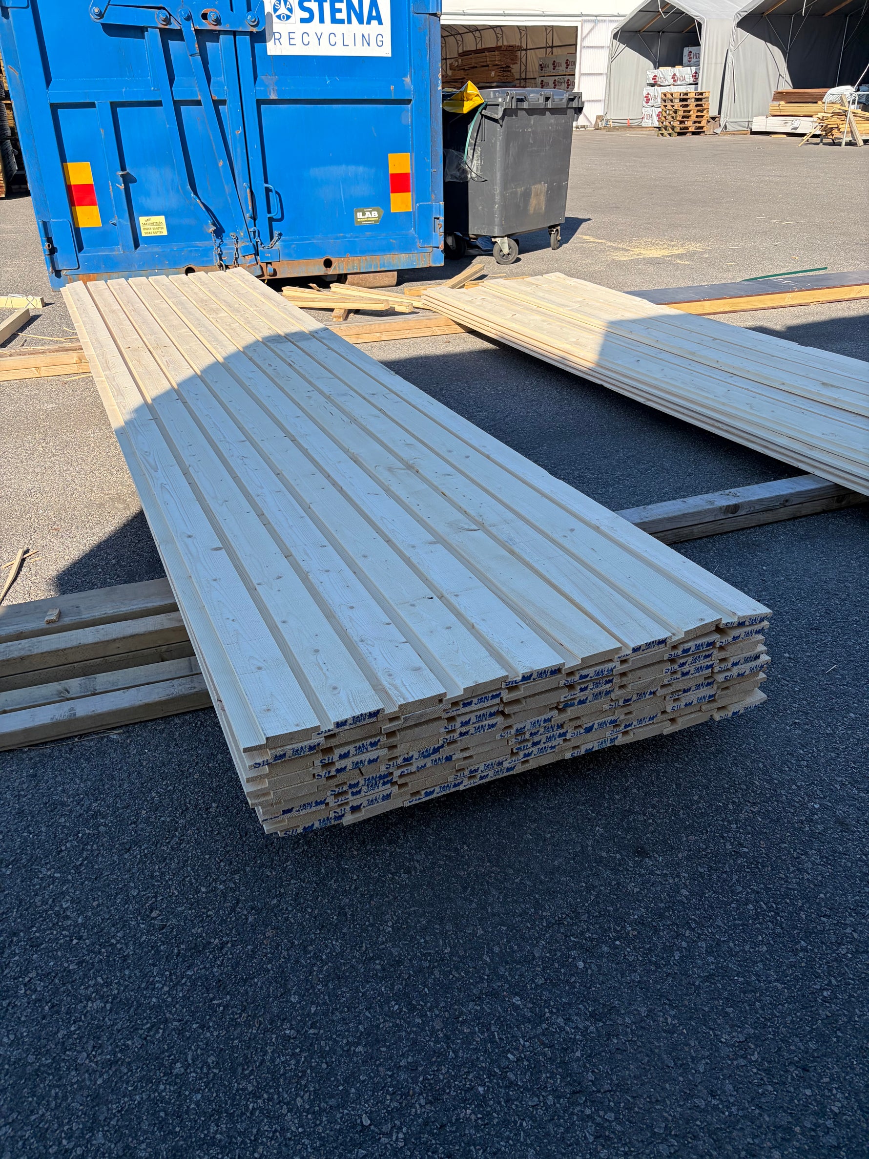 Paket Elingepanel 22x120mm, 81st 4,2m (fel hyvlad) - Spirec