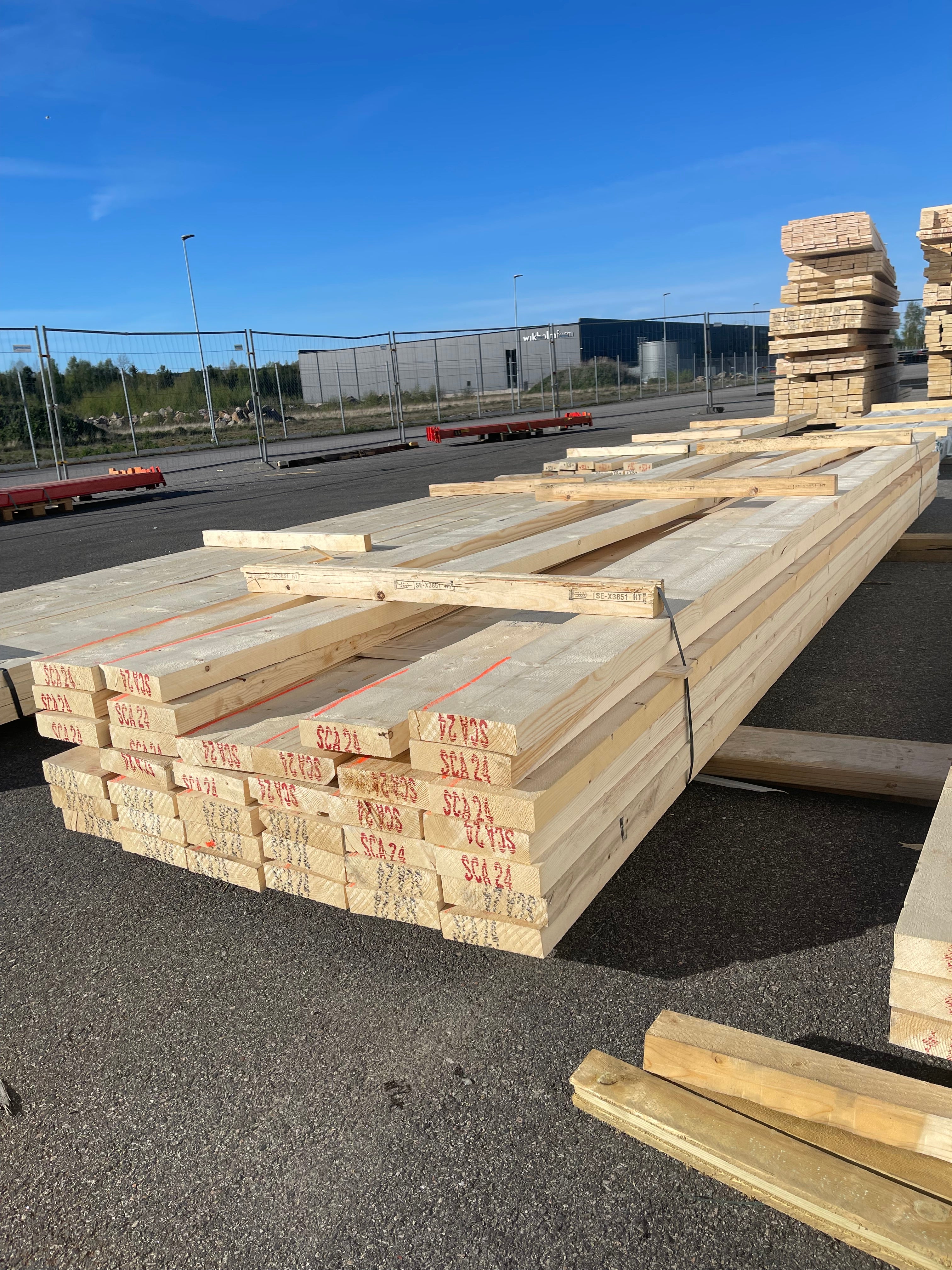 Paket Reglar Ohyvlade 47x175 mm – 4,80 m – 37 st