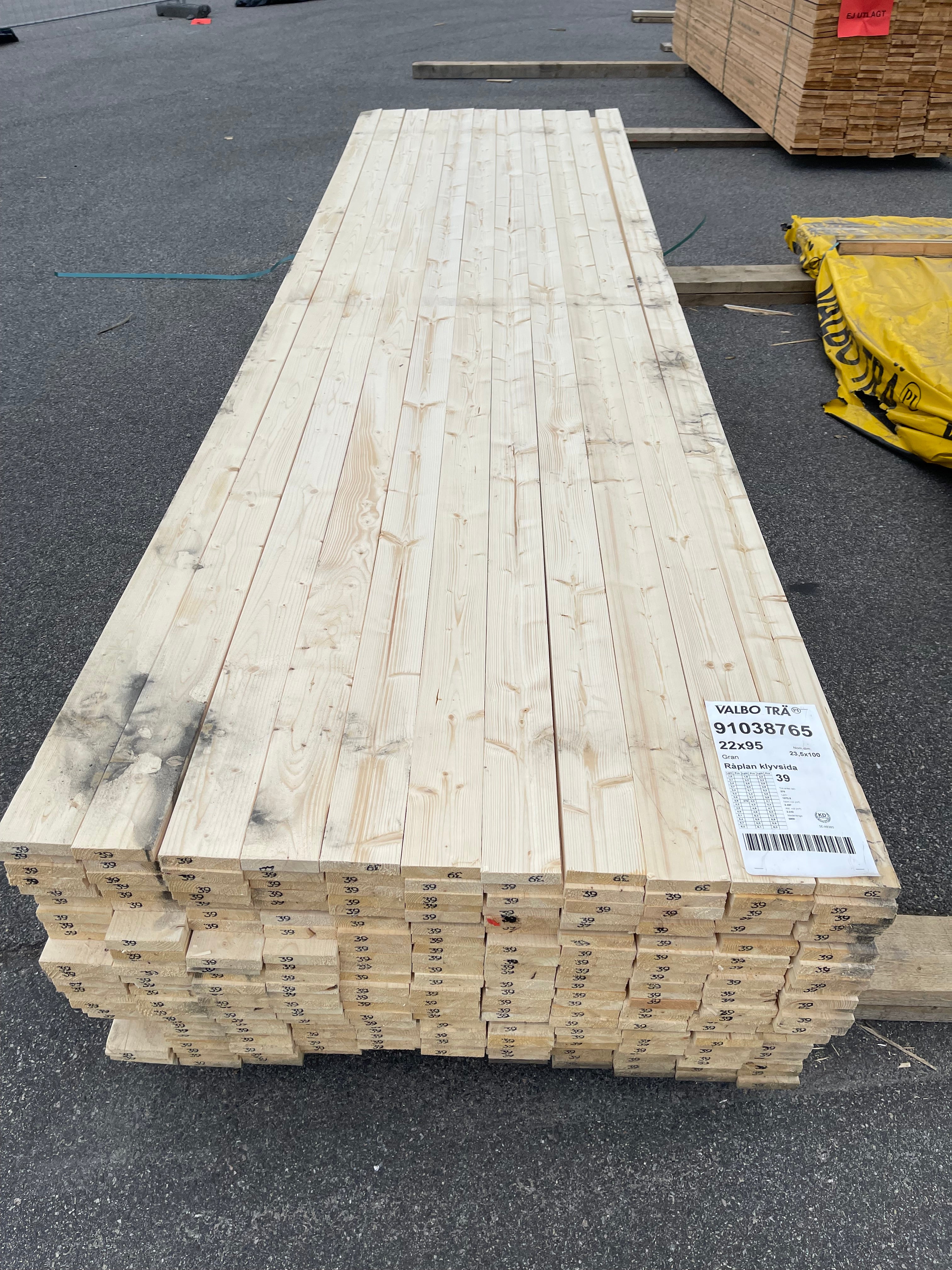 Finsågad Panel 22x95 mm