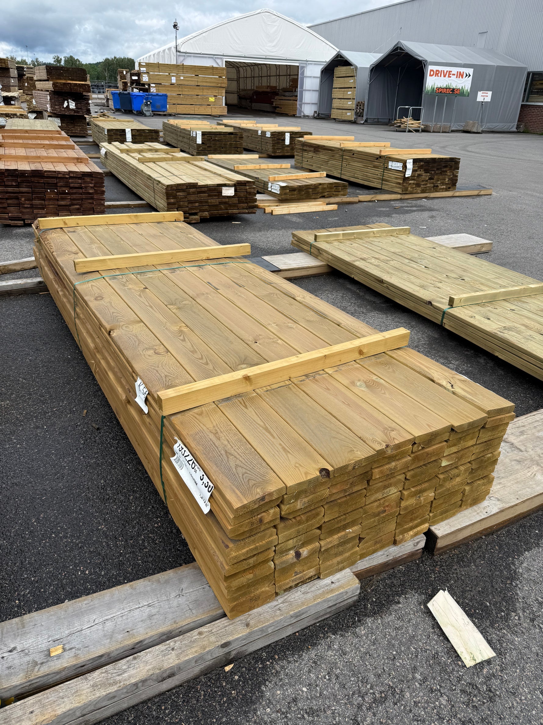 Paket Tryckimpregnerad Trall 28x145mm 3.30m 91st B-Sortering