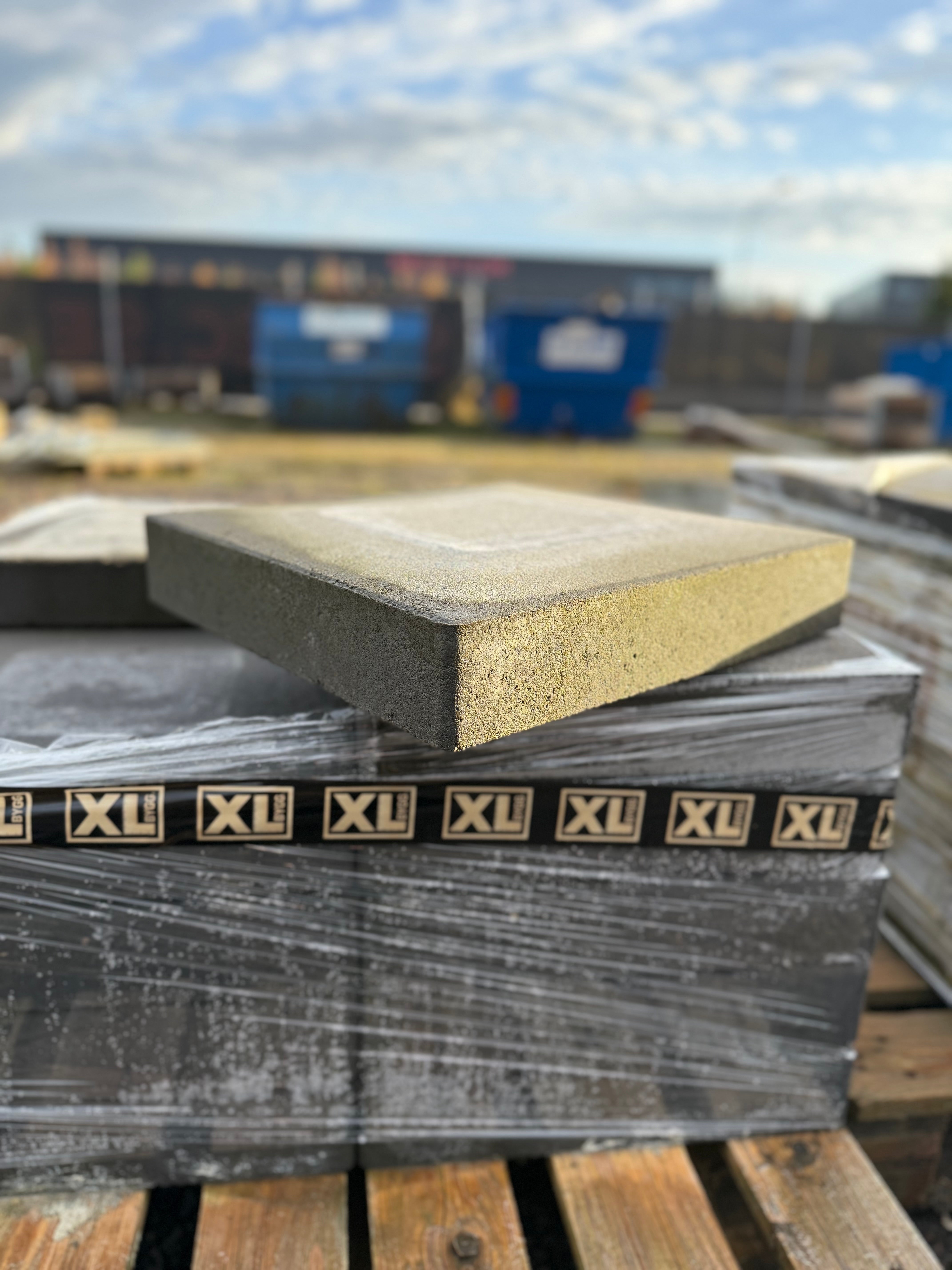 Parti Stolptopp Patina 400x400x80mm – Grafit (44 st)