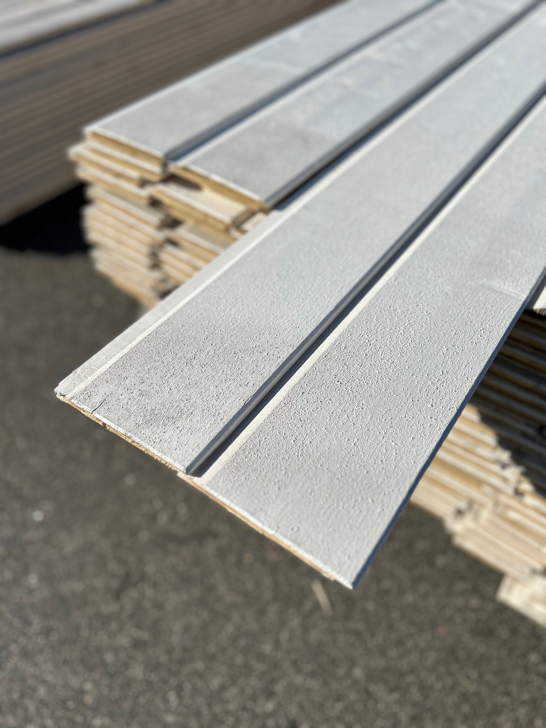 Paket Ytterpanel Dubbelfasspont 22x145mm, 208st 4.80m Grundmålad