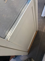 Begagnad altandörr 208,5x68,5 cm alu/trä – NR 2