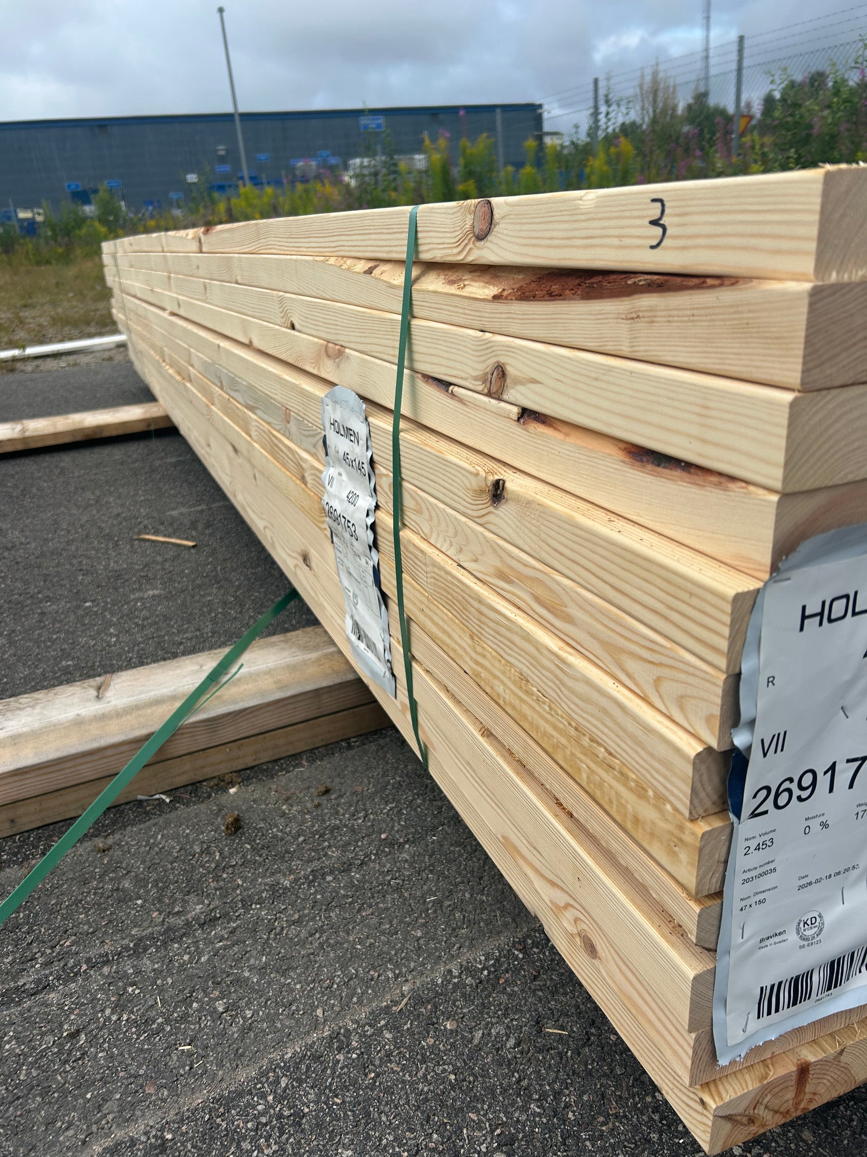 Paket Reglar 45x145mm 3,00-4,20m 84st