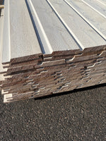 Paket Ytterpanel Dubbelfas 22×145 mm 4,50 m – Vit Grundmålad, 98 st