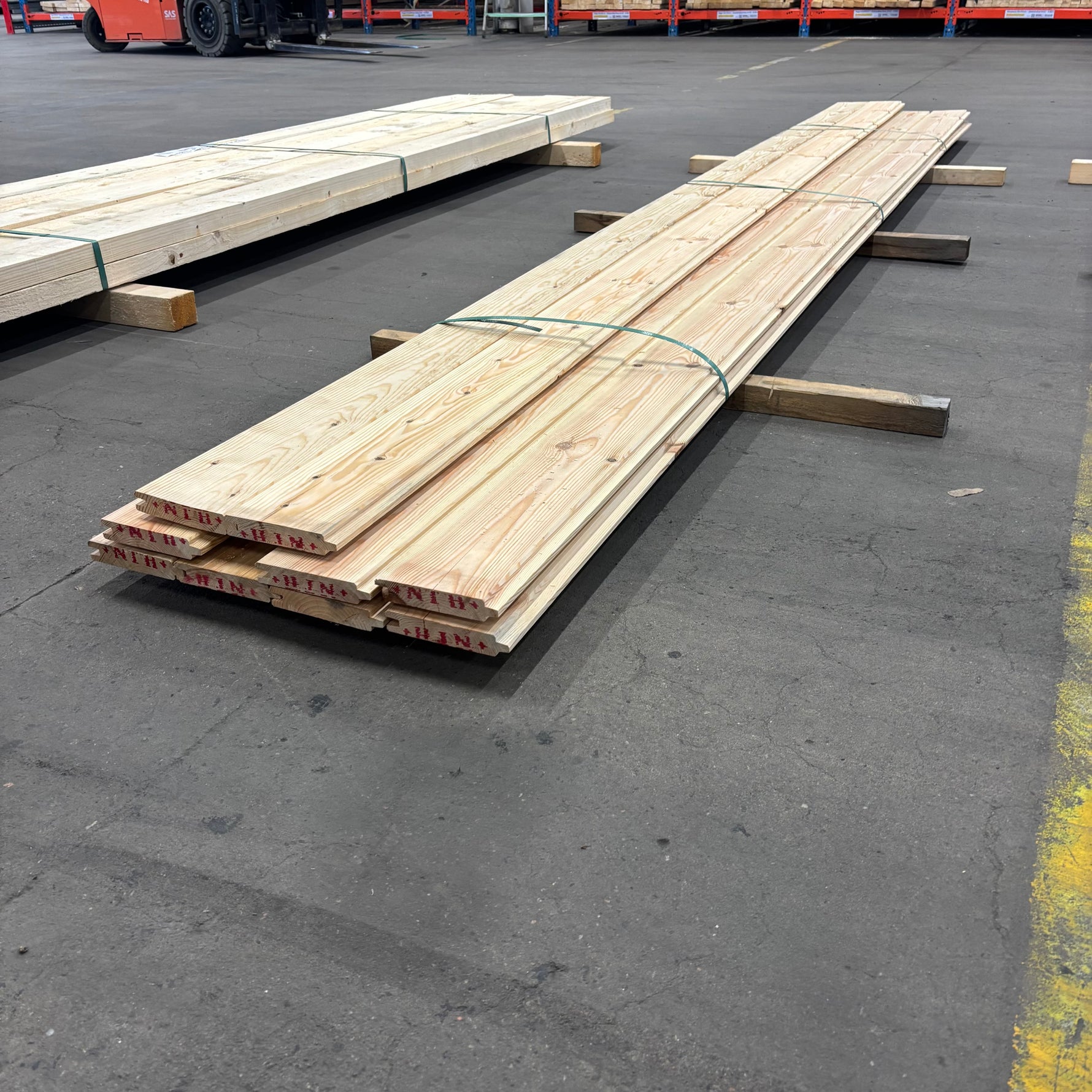 Spontad Panel 27x145mm 4,20m 10st Furu B-sortering